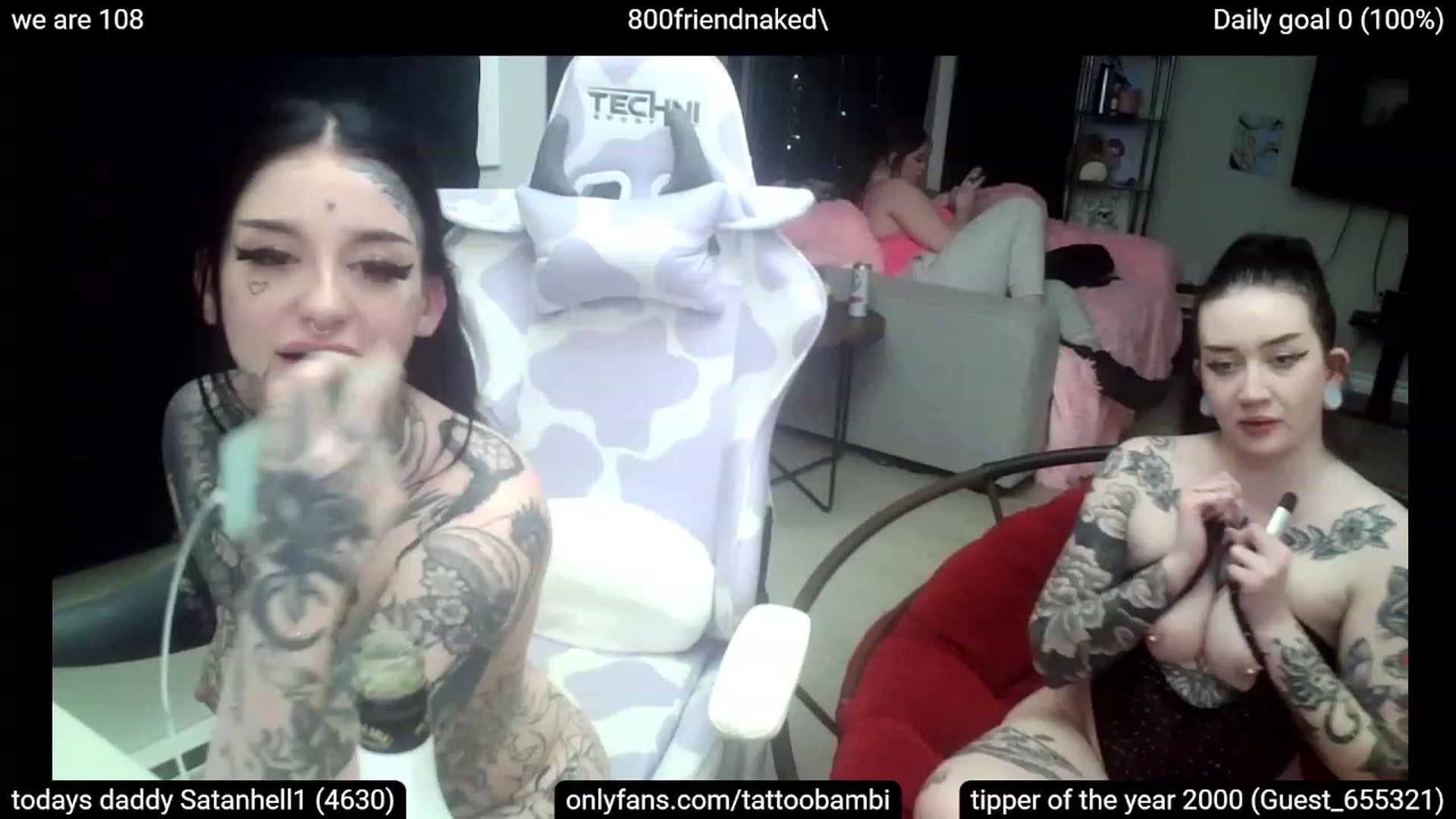 Gallery image thumbnail from Tattoobambi's myfreecams stream on, 03/02/2023, 07:13 image 11 of 20