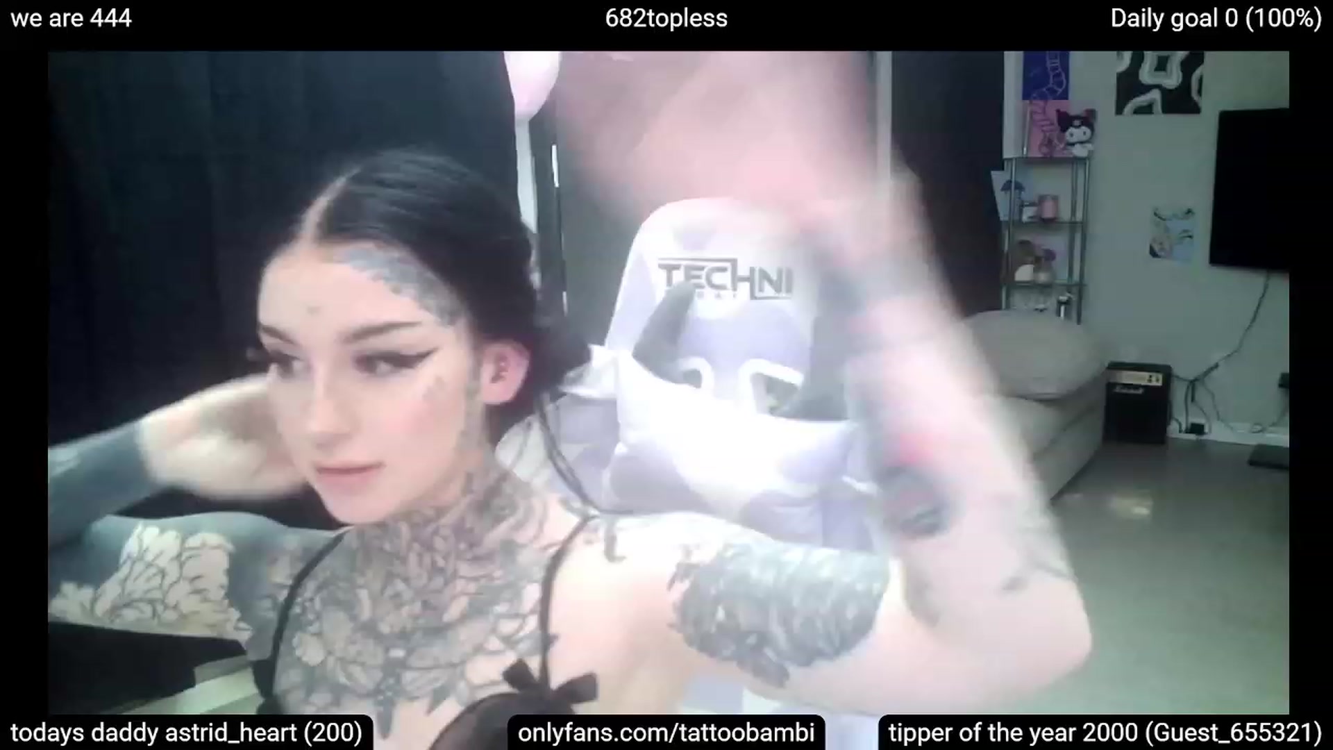 Gallery image thumbnail from Tattoobambi's myfreecams stream on, 03/05/2023, 02:49 image 2 of 20