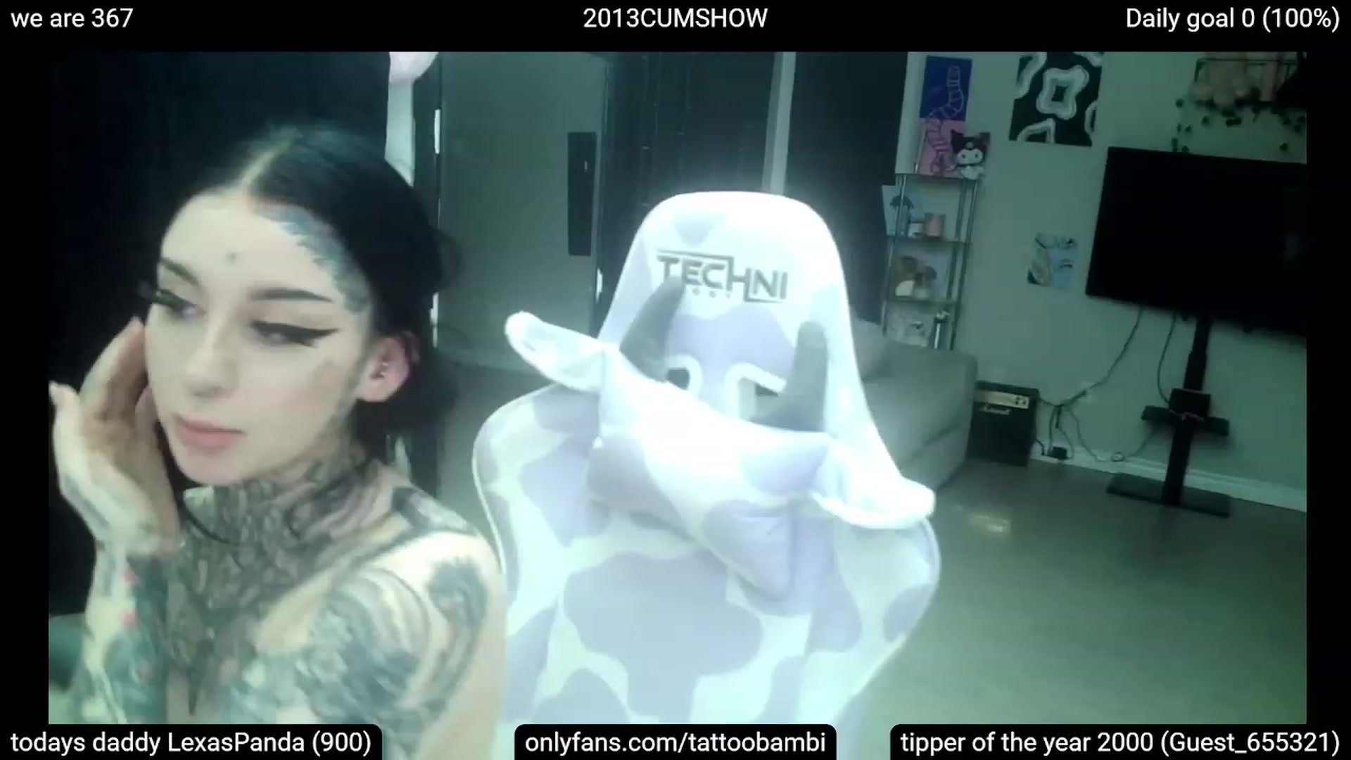 Gallery image thumbnail from Tattoobambi's myfreecams stream on, 03/05/2023, 06:01 image 16 of 20