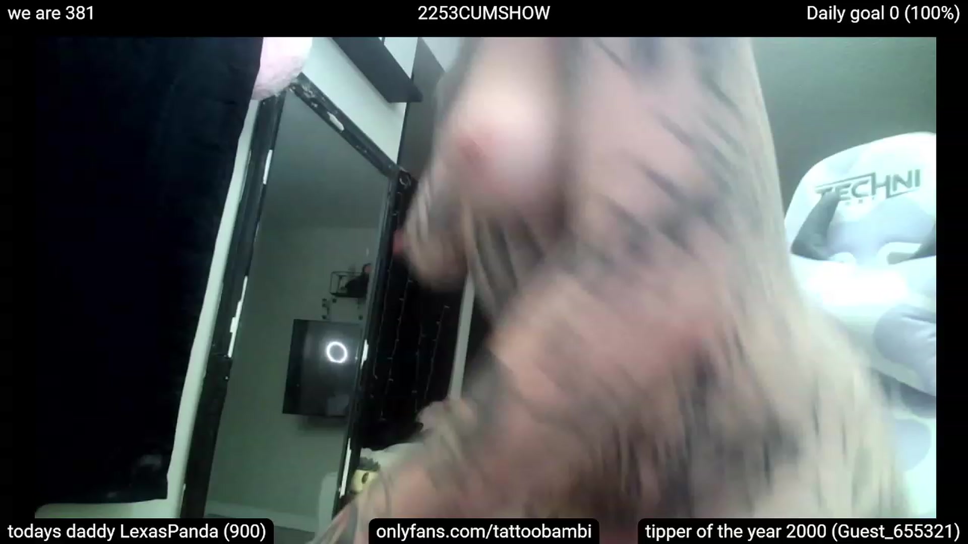 Gallery image thumbnail from Tattoobambi's myfreecams stream on, 03/05/2023, 06:01 image 3 of 20
