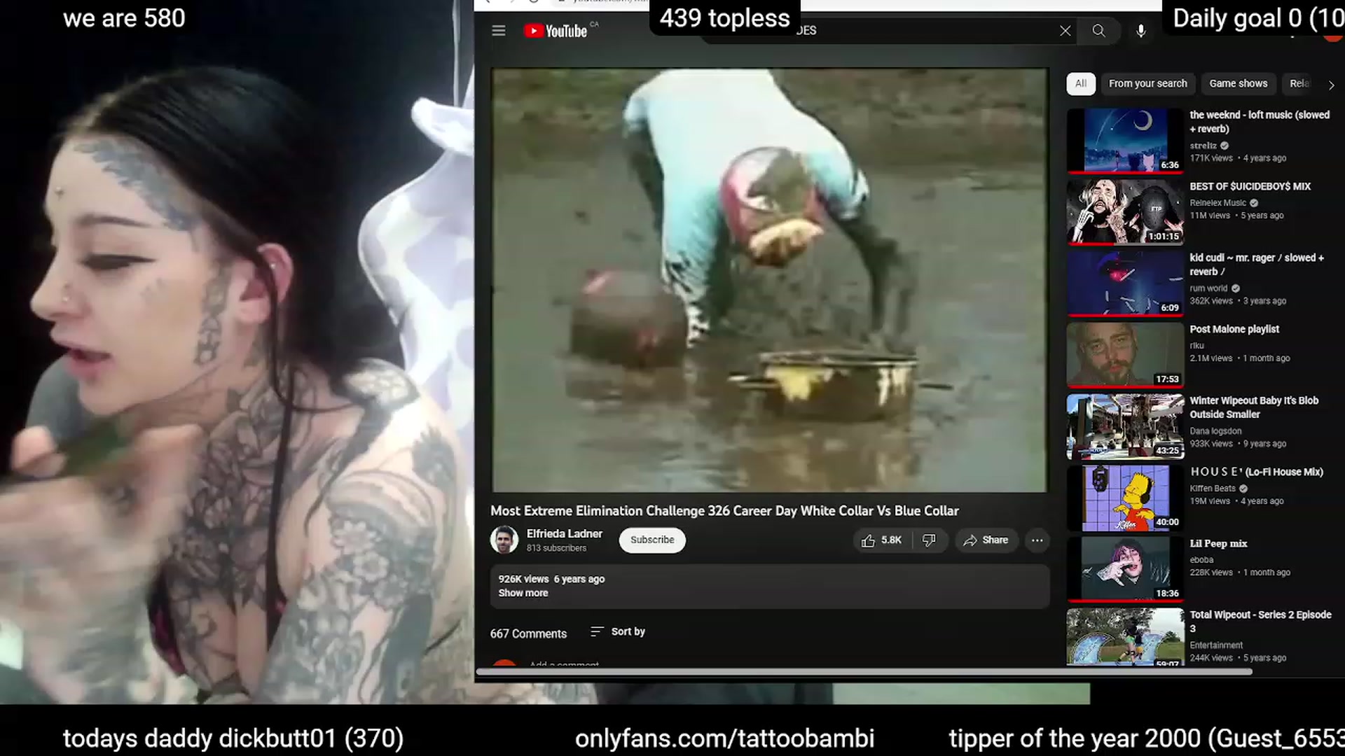 Gallery image thumbnail from Tattoobambi's myfreecams stream on, 03/17/2023, 05:31 image 12 of 20