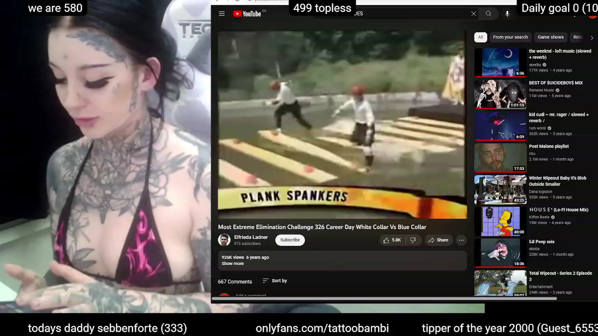 Gallery image thumbnail from Tattoobambi's myfreecams stream on, 03/17/2023, 05:31 image 8 of 20