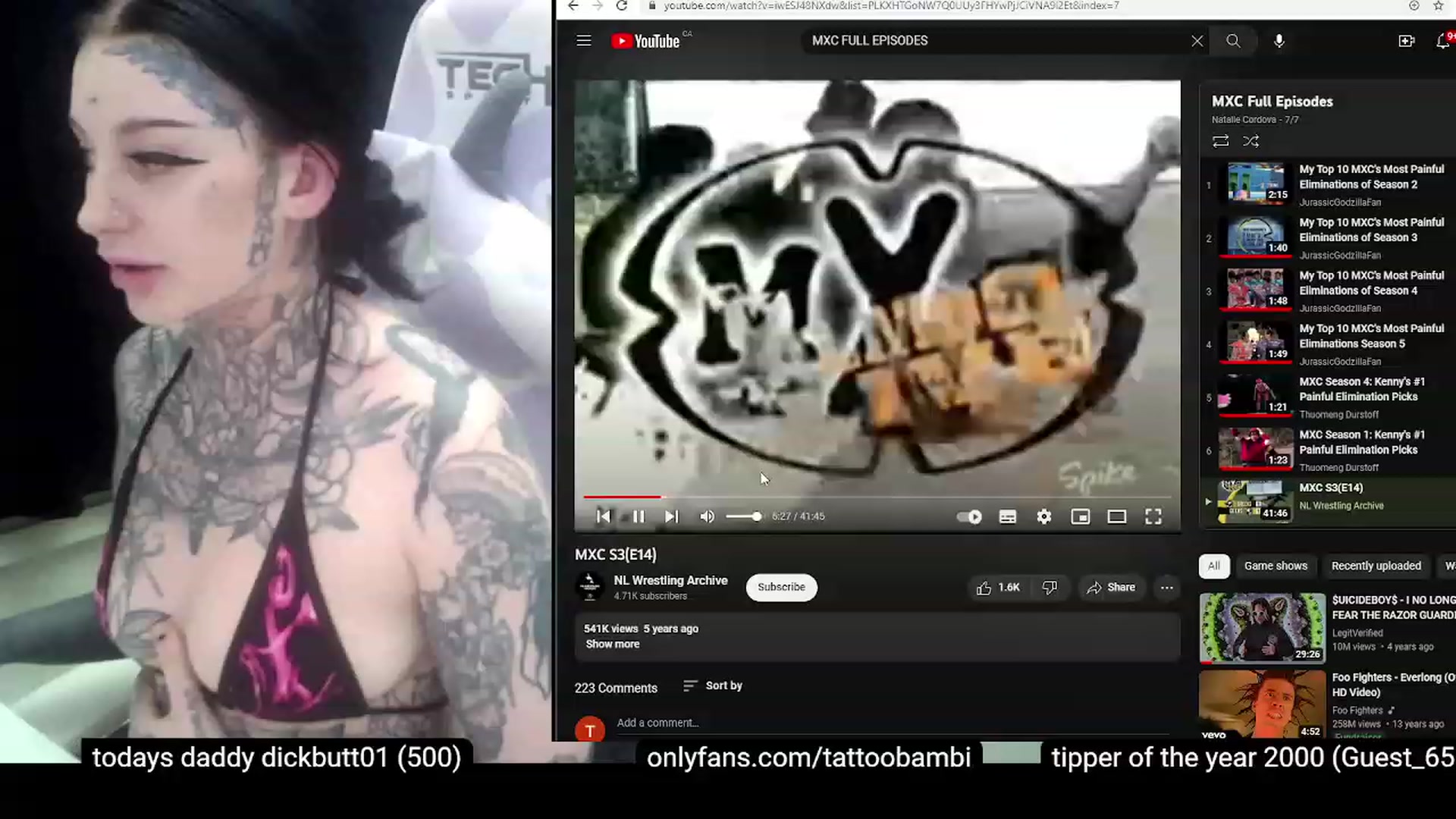 Gallery image thumbnail from Tattoobambi's myfreecams stream on, 03/17/2023, 05:31 image 19 of 20