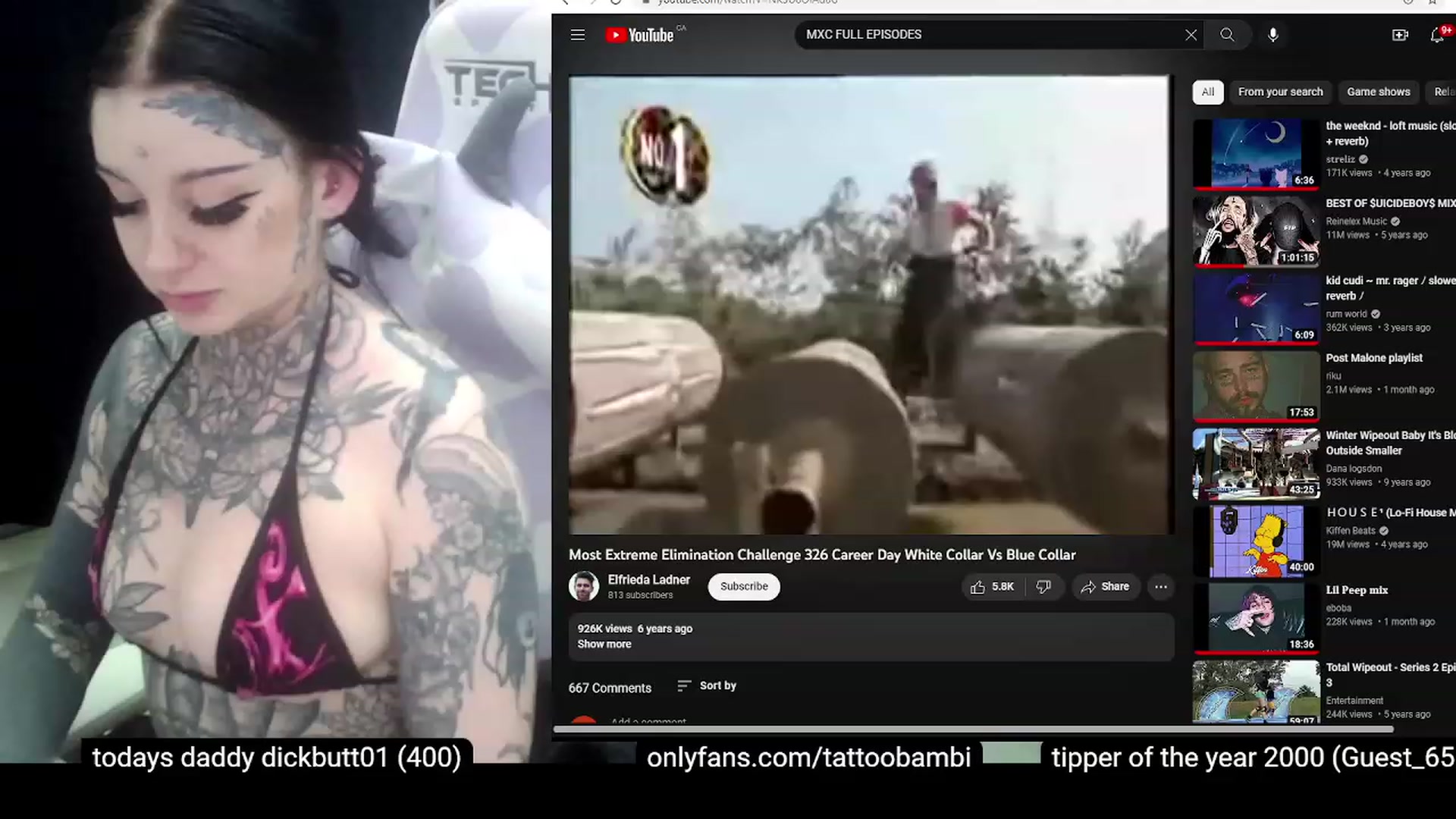 Gallery image thumbnail from Tattoobambi's myfreecams stream on, 03/17/2023, 05:31 image 15 of 20