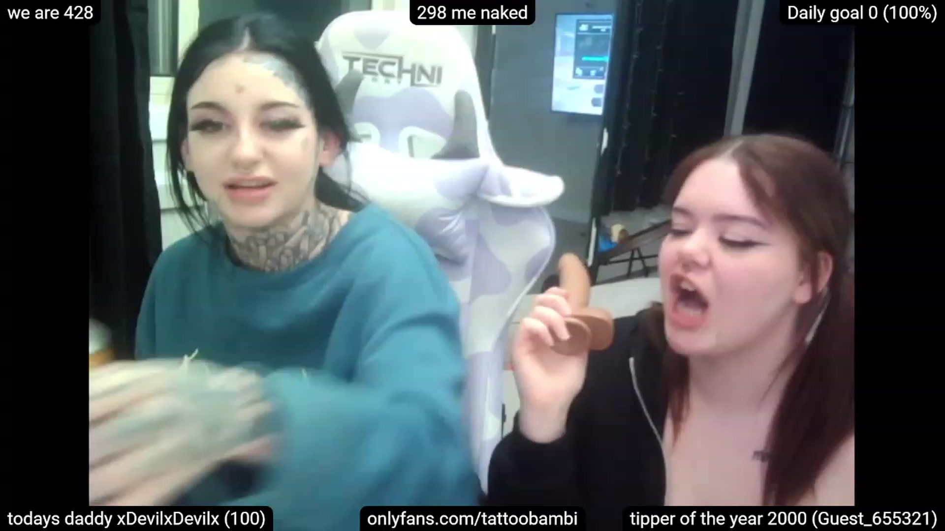 Gallery image thumbnail from Tattoobambi's myfreecams stream on, 03/19/2023, 07:29 image 13 of 20