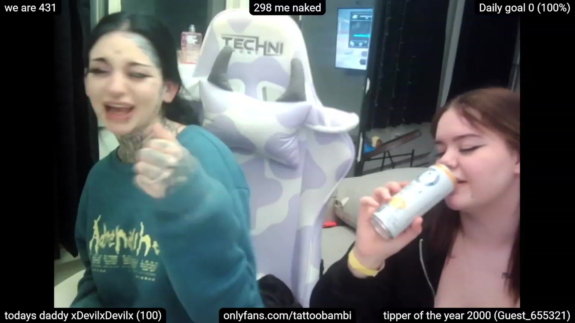 Gallery image thumbnail from Tattoobambi's myfreecams stream on, 03/19/2023, 07:29 image 11 of 20