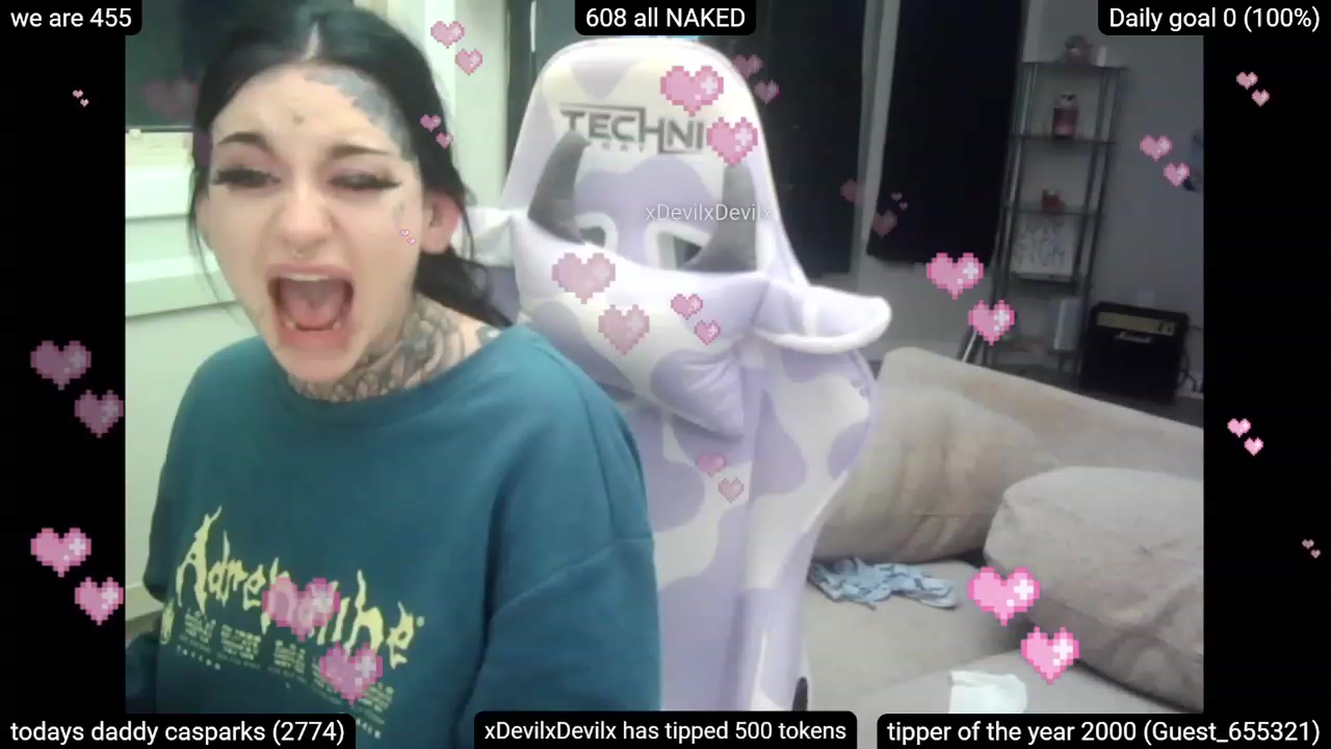 Gallery image thumbnail from Tattoobambi's myfreecams stream on, 03/19/2023, 07:29 image 6 of 20