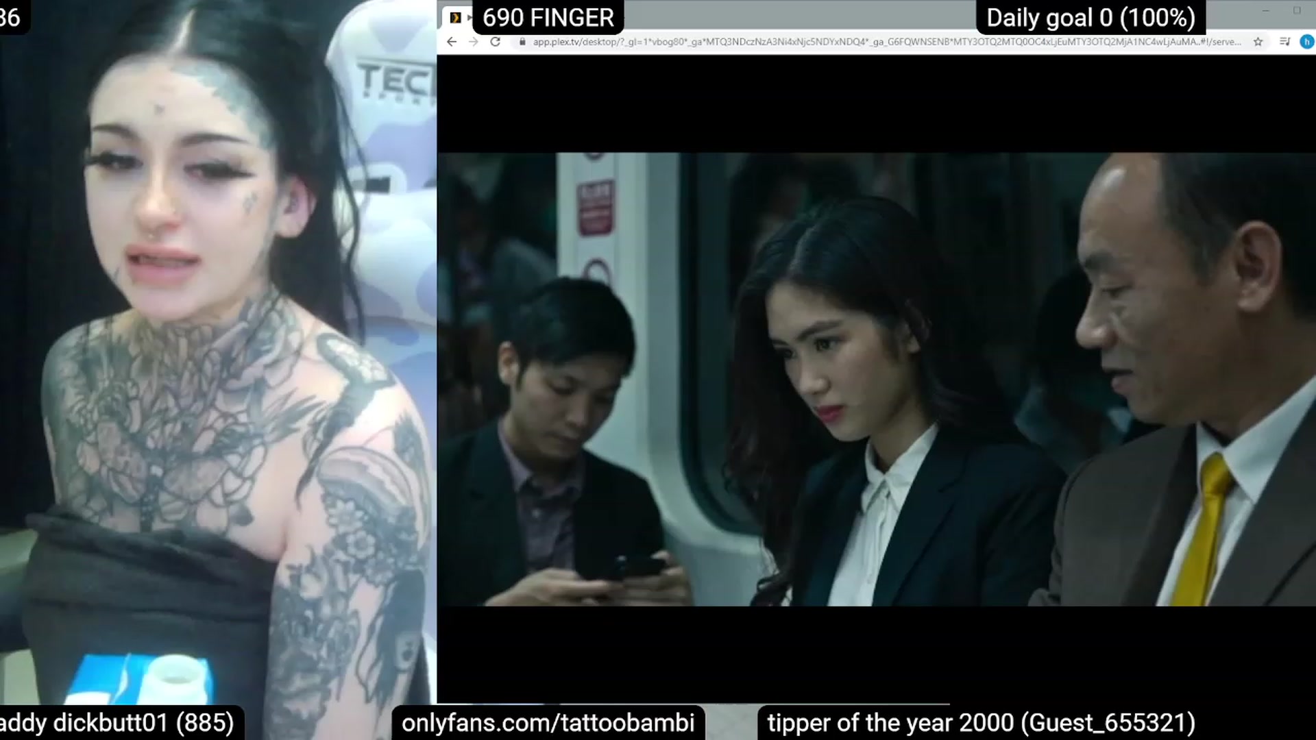 Gallery image thumbnail from Tattoobambi's myfreecams stream on, 03/22/2023, 06:22 image 10 of 20