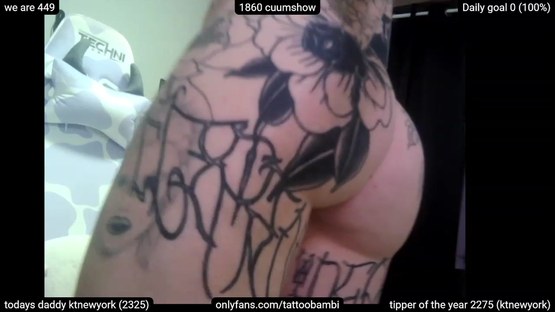 Gallery image thumbnail from Tattoobambi's myfreecams stream on, 03/30/2023, 03:56 image 18 of 20