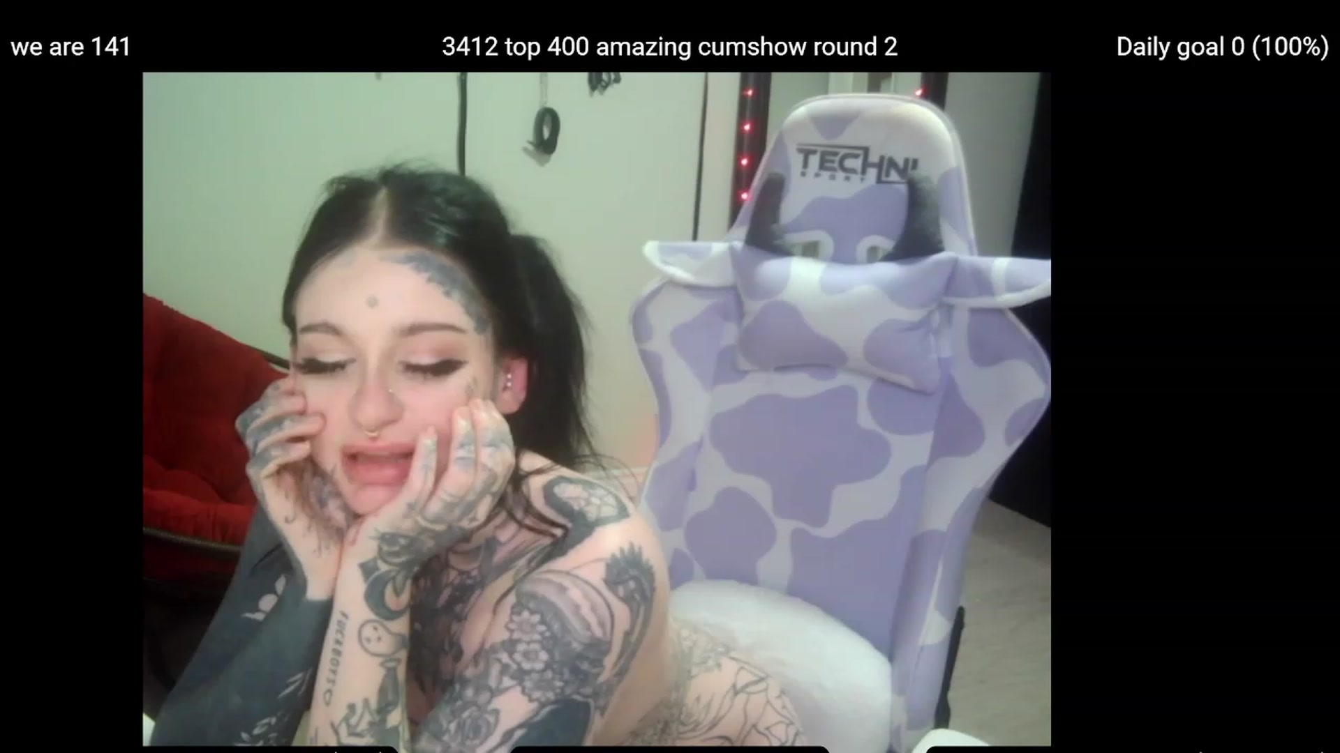 Gallery image thumbnail from Tattoobambi's myfreecams stream on, 04/01/2023, 07:55 image 2 of 20