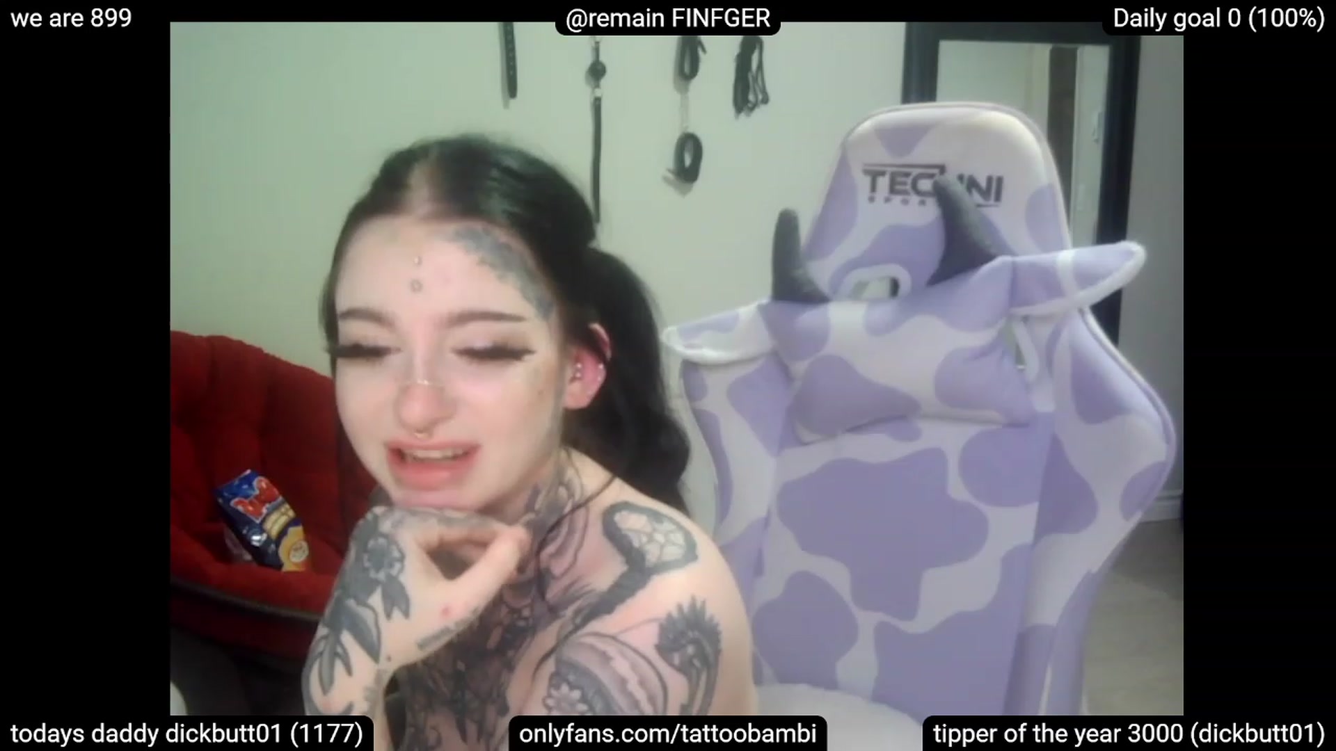 Gallery image thumbnail from Tattoobambi's myfreecams stream on, 04/04/2023, 05:13 image 15 of 20