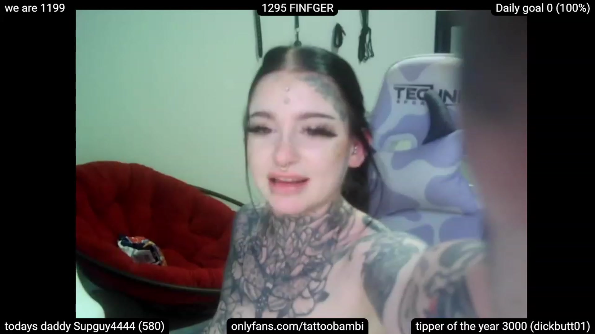 Gallery image thumbnail from Tattoobambi's myfreecams stream on, 04/04/2023, 05:13 image 11 of 20