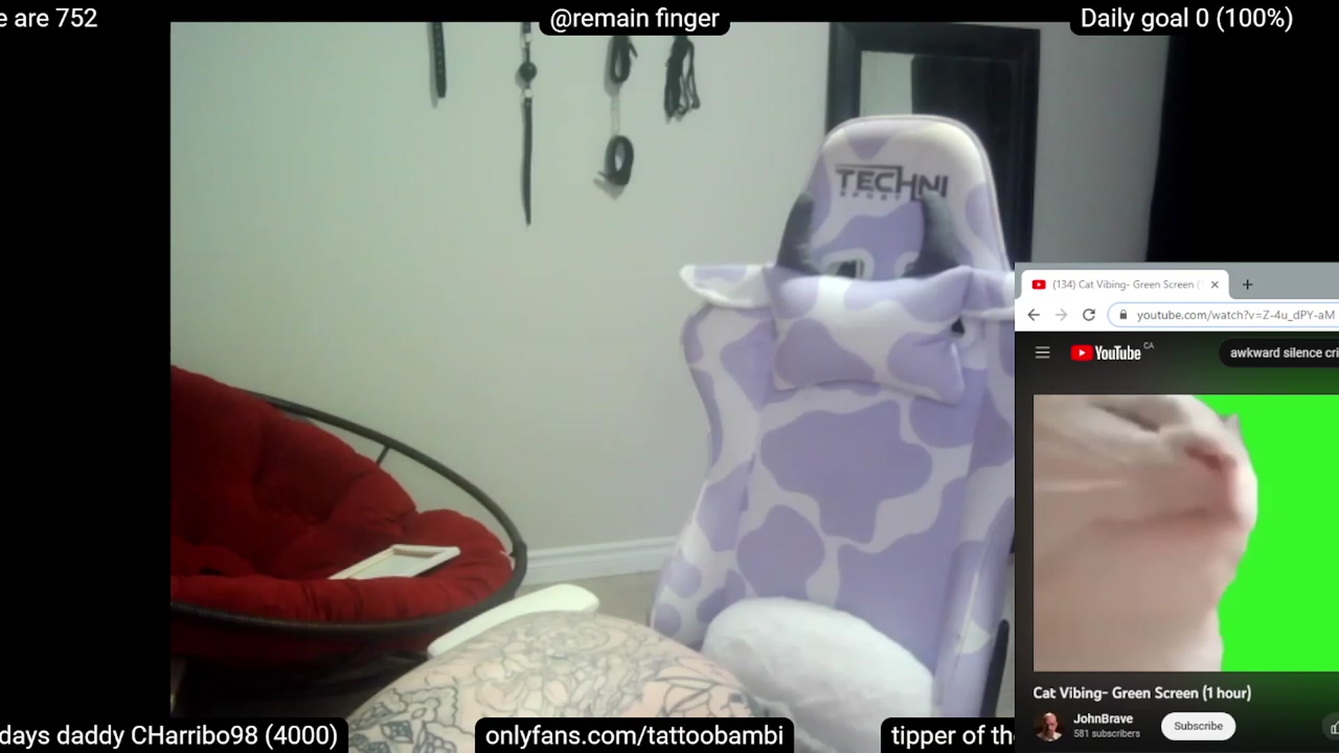 Gallery image thumbnail from Tattoobambi's myfreecams stream on, 04/07/2023, 06:06 image 17 of 20