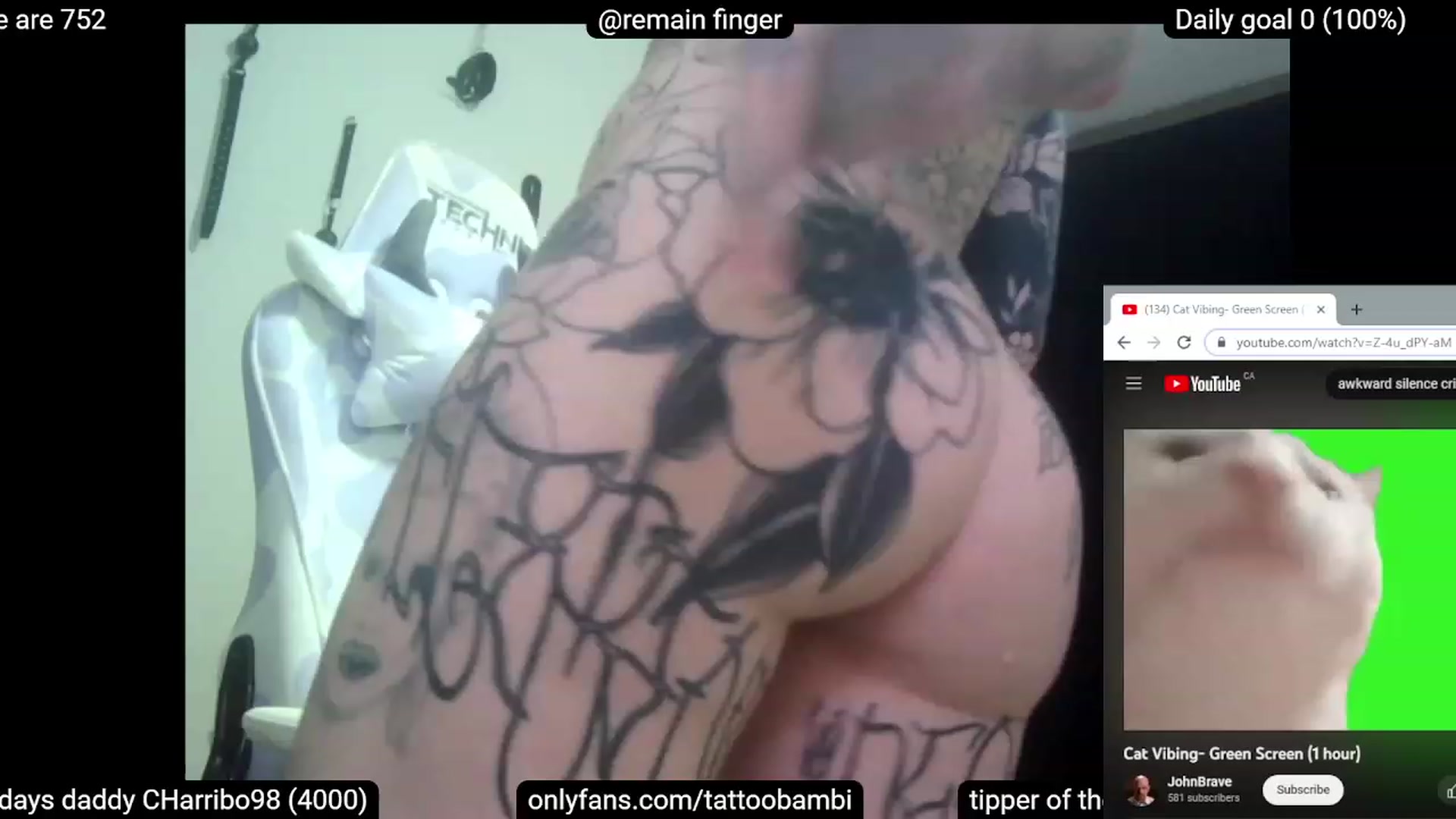 Gallery image thumbnail from Tattoobambi's myfreecams stream on, 04/07/2023, 06:06 image 20 of 20