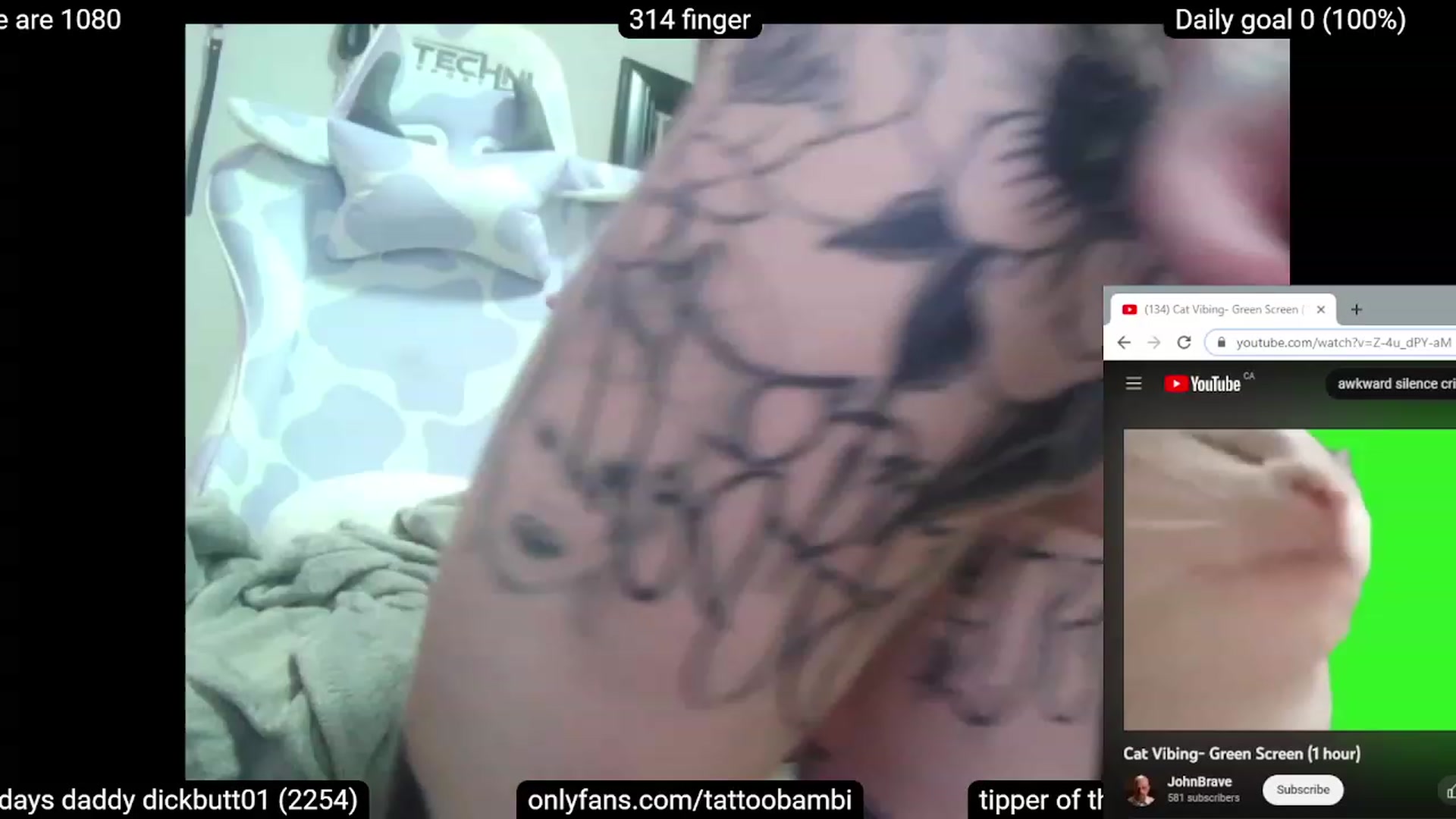 Gallery image thumbnail from Tattoobambi's myfreecams stream on, 04/07/2023, 06:06 image 2 of 20