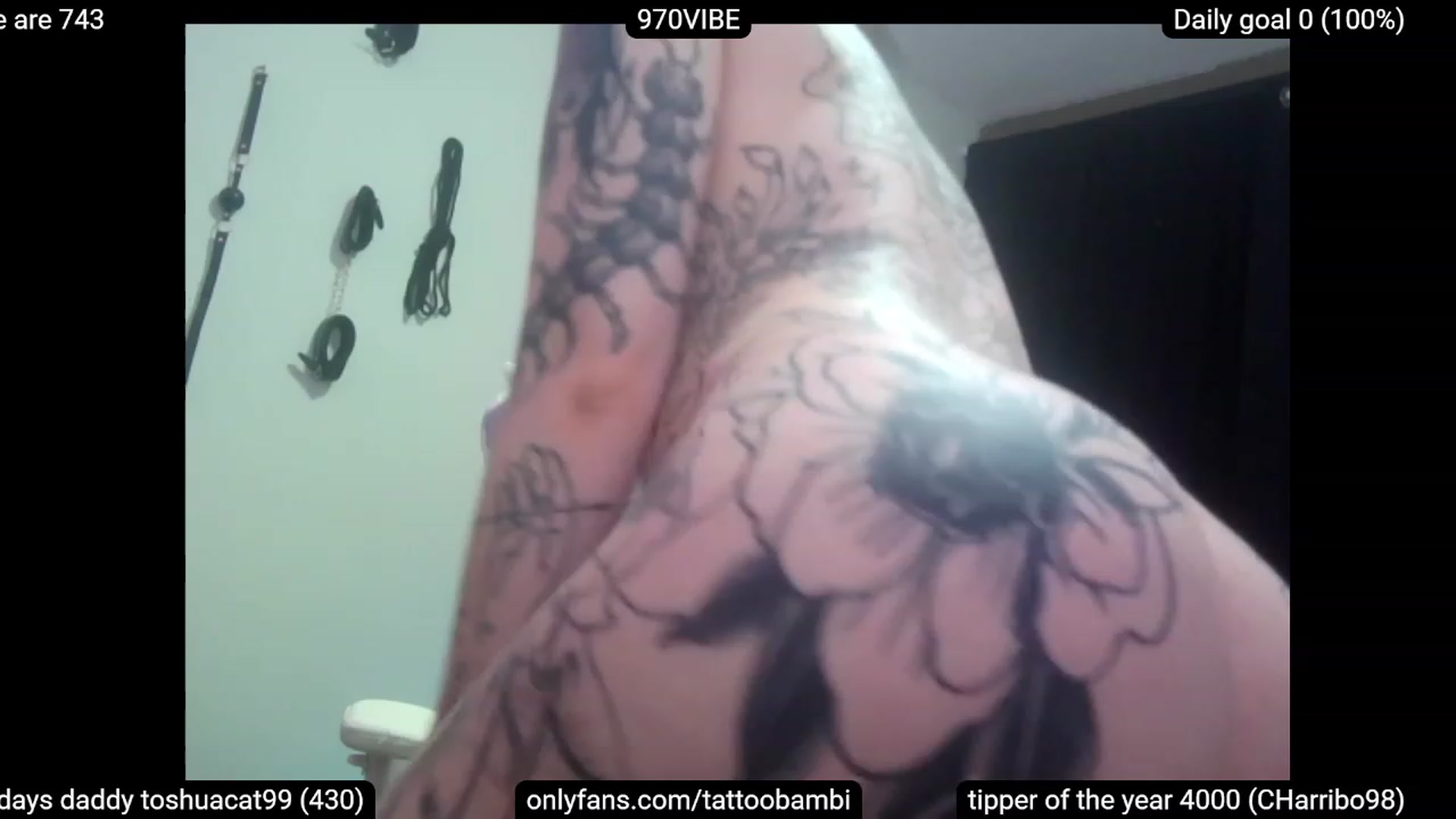 Gallery image thumbnail from Tattoobambi's myfreecams stream on, 04/08/2023, 01:41 image 13 of 20