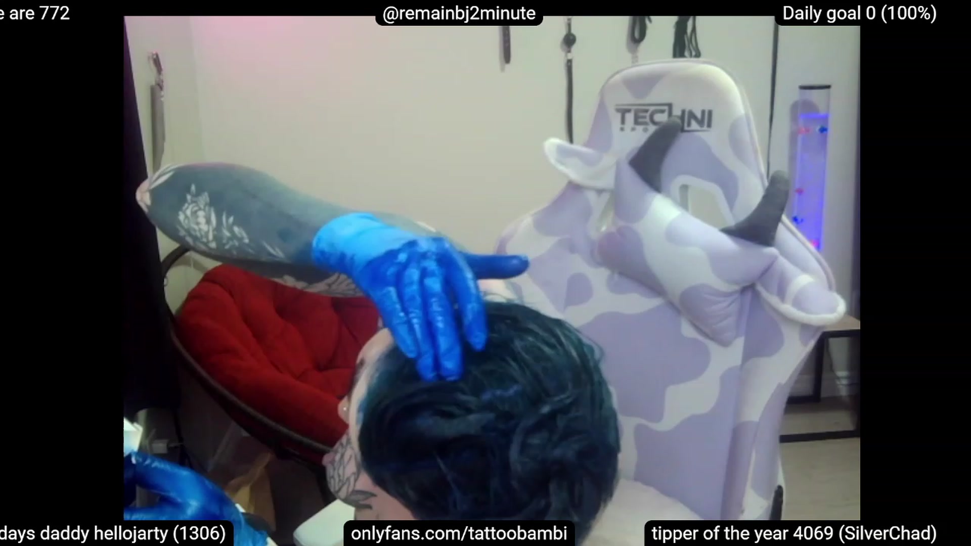Gallery image thumbnail from Tattoobambi's myfreecams stream on, 04/27/2023, 05:36 image 7 of 20