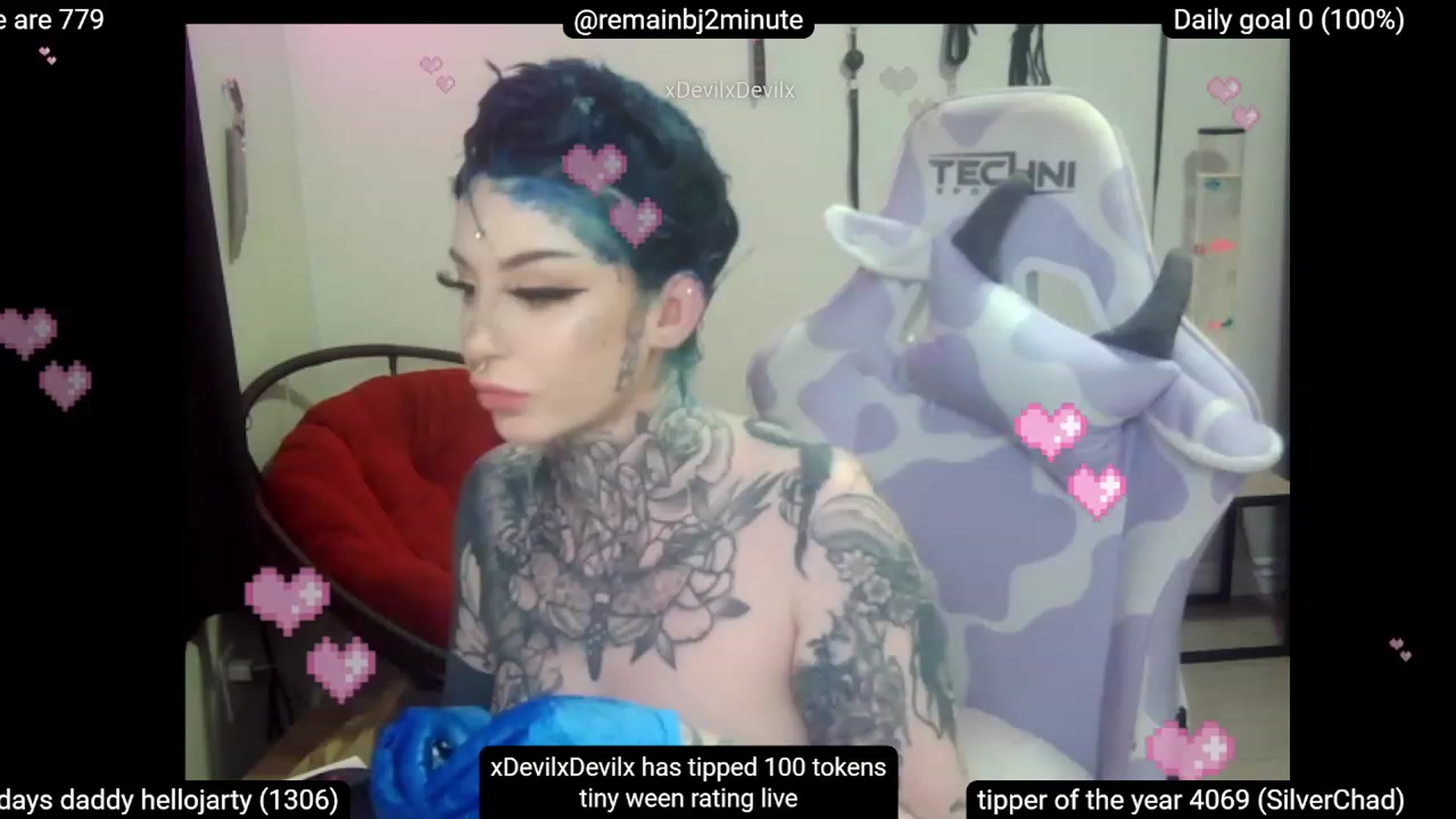 Gallery image thumbnail from Tattoobambi's myfreecams stream on, 04/27/2023, 05:36 image 5 of 20