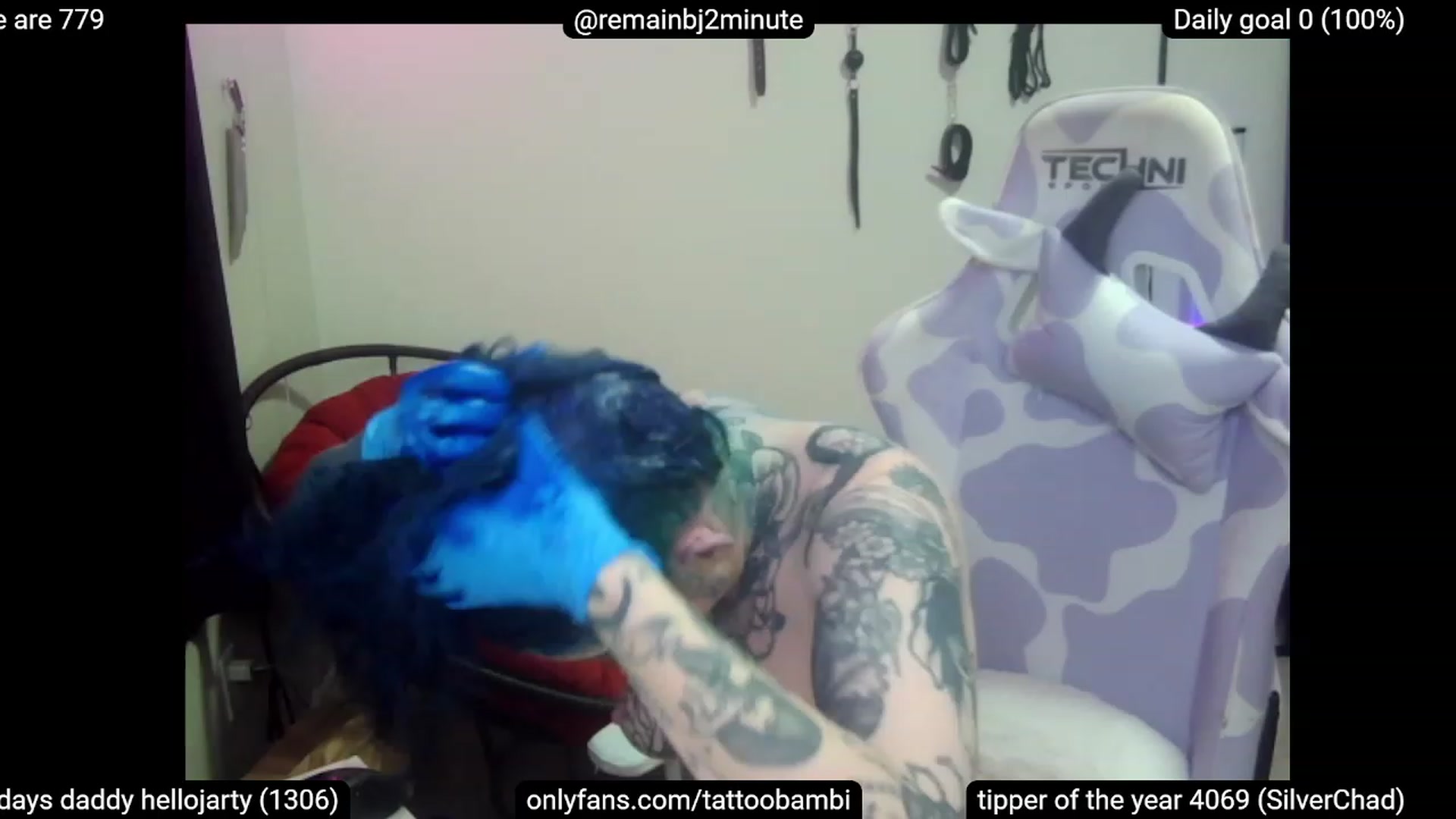 Gallery image thumbnail from Tattoobambi's myfreecams stream on, 04/27/2023, 05:36 image 1 of 20