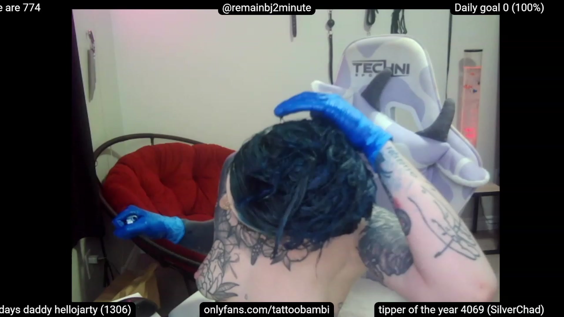 Gallery image thumbnail from Tattoobambi's myfreecams stream on, 04/27/2023, 05:36 image 6 of 20