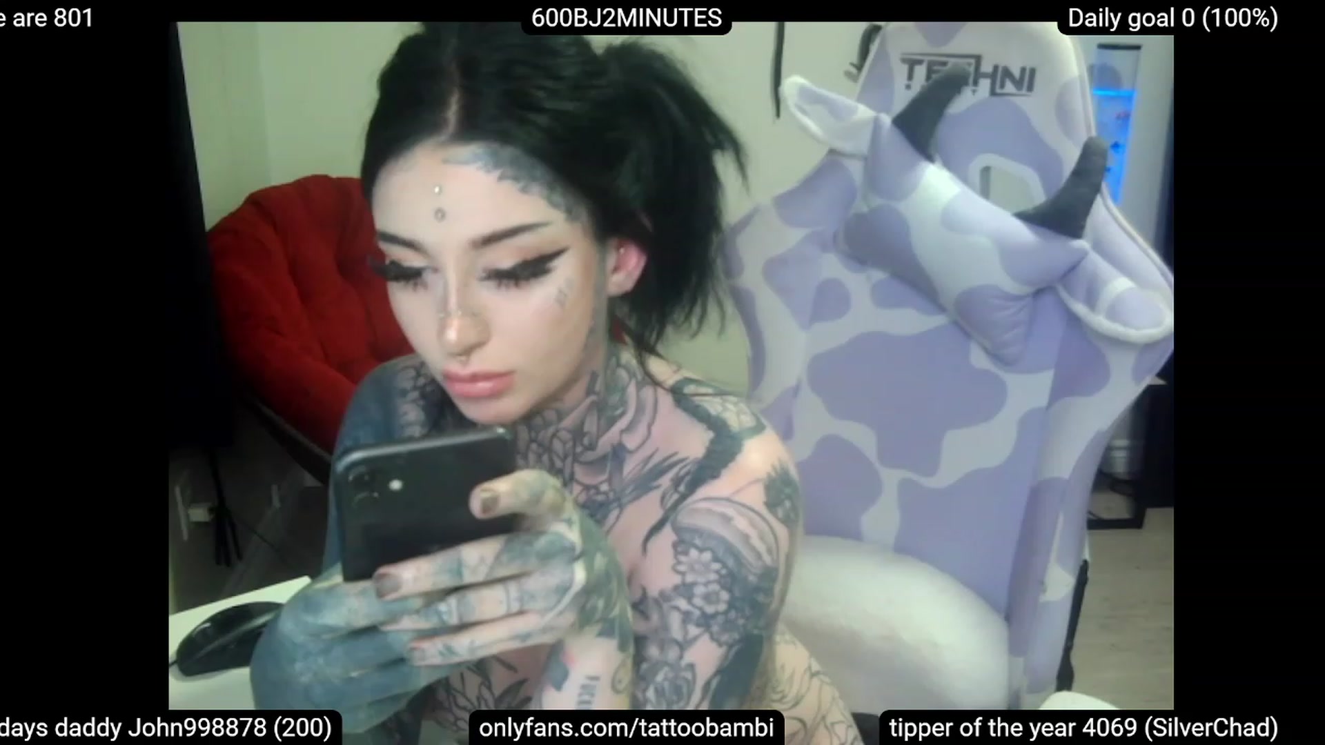 Gallery image thumbnail from Tattoobambi's myfreecams stream on, 05/01/2023, 01:06 image 20 of 20