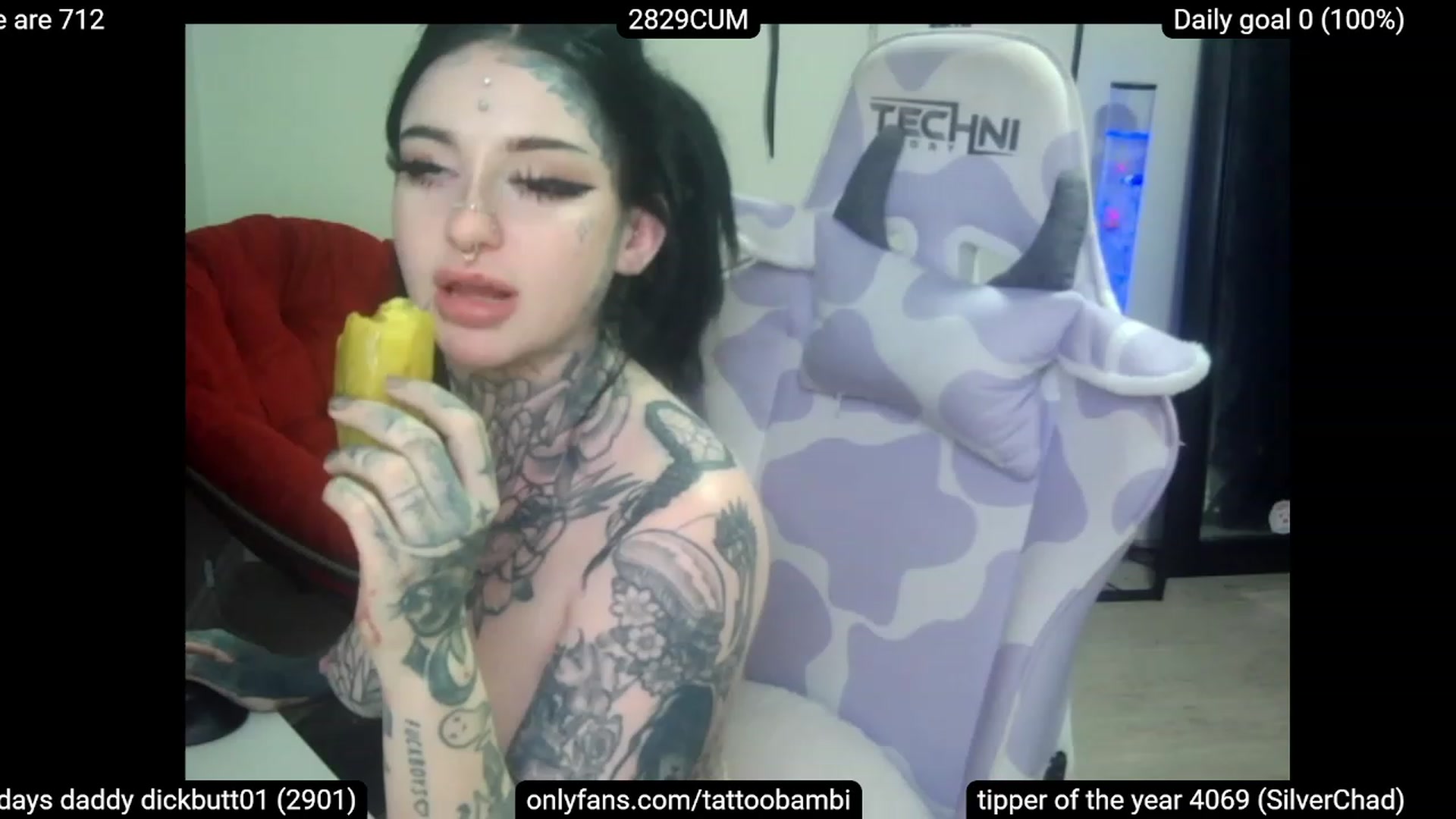 Gallery image thumbnail from Tattoobambi's myfreecams stream on, 05/01/2023, 07:26 image 5 of 20