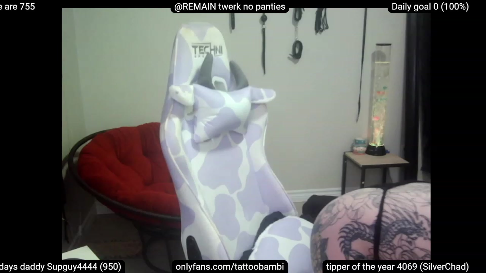 Gallery image thumbnail from Tattoobambi's myfreecams stream on, 05/05/2023, 04:27 image 15 of 20