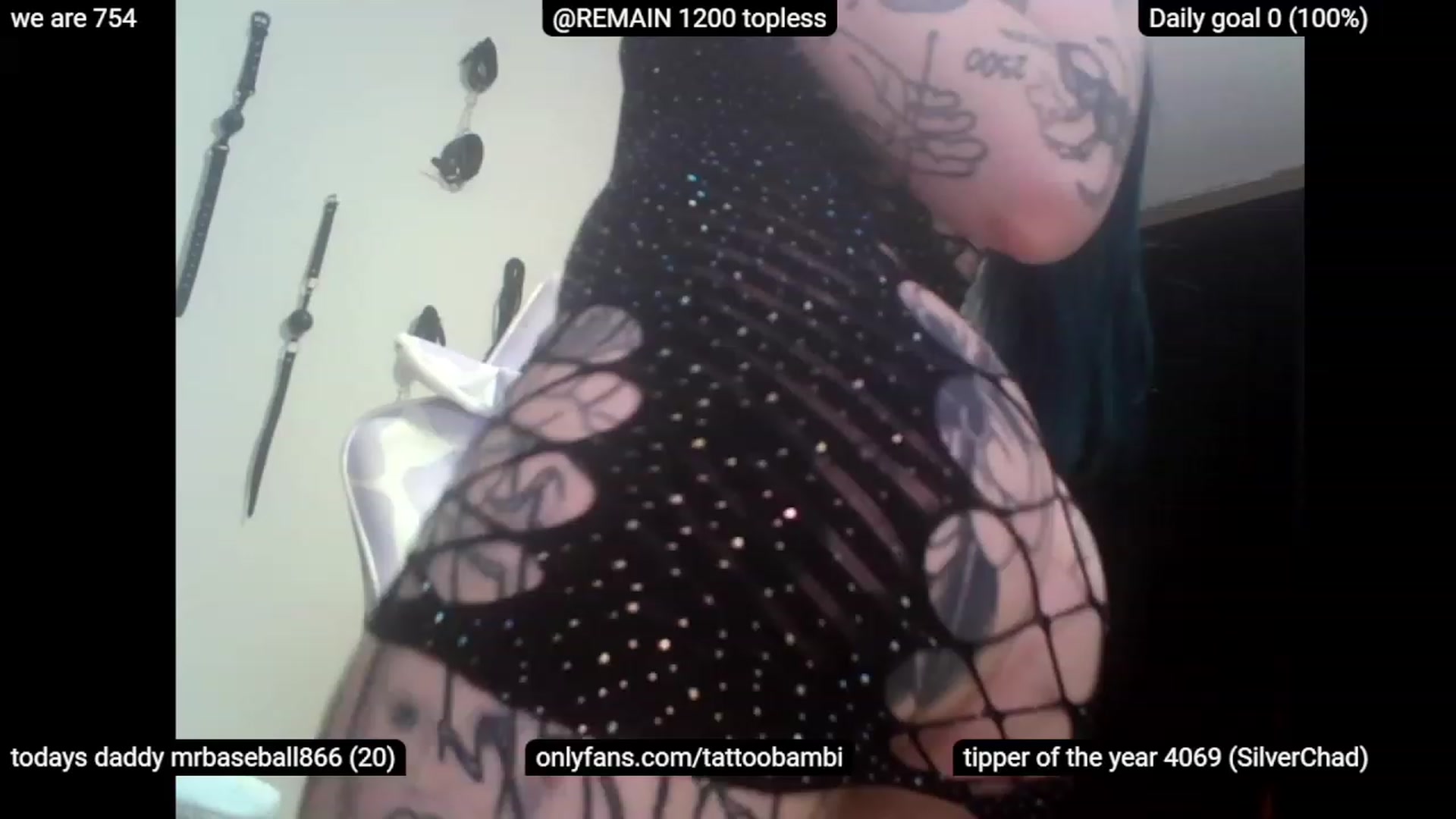 Gallery image thumbnail from Tattoobambi's myfreecams stream on, 05/09/2023, 03:18 image 11 of 20