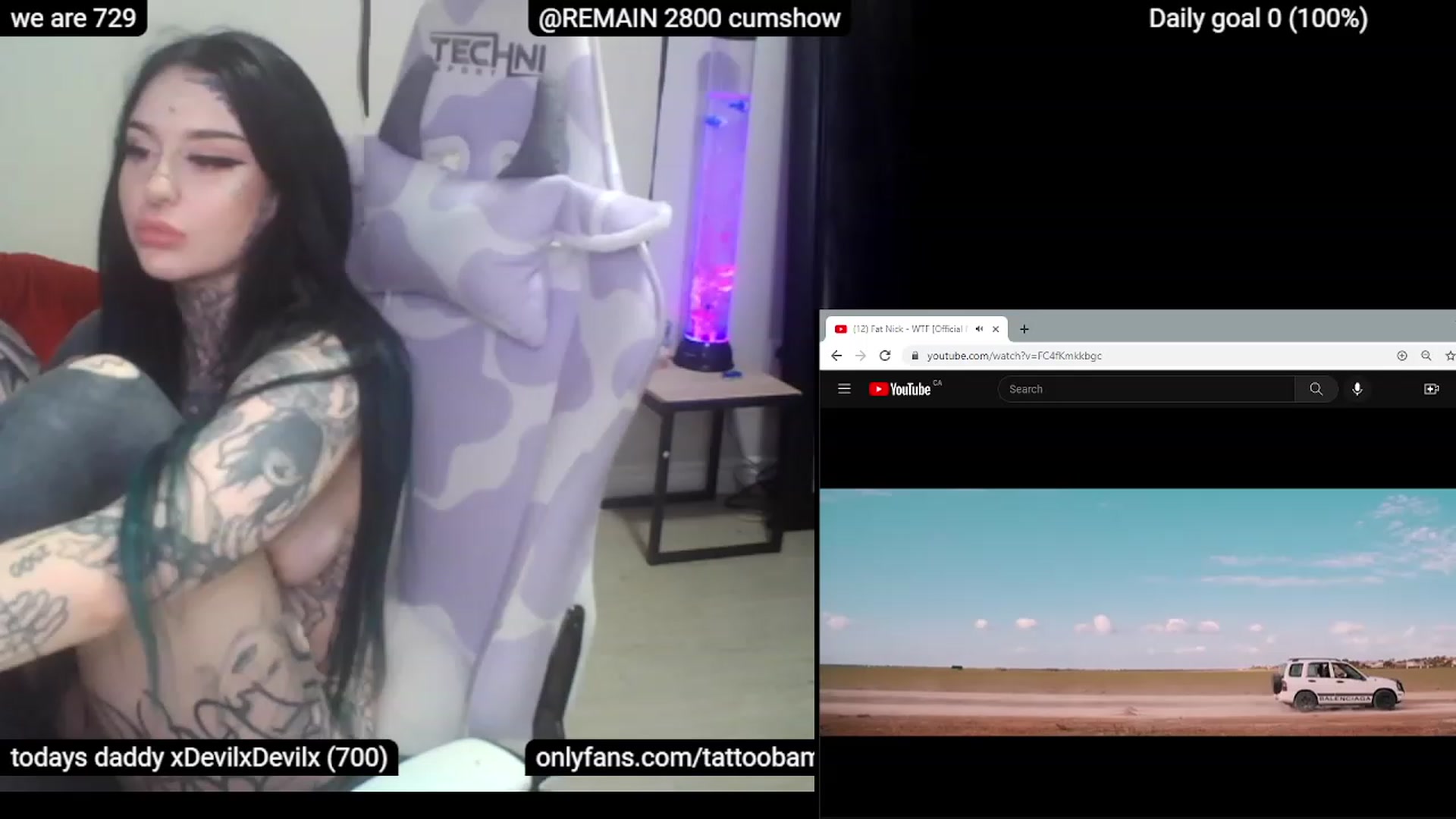 Gallery image thumbnail from Tattoobambi's myfreecams stream on, 05/09/2023, 06:35 image 6 of 20