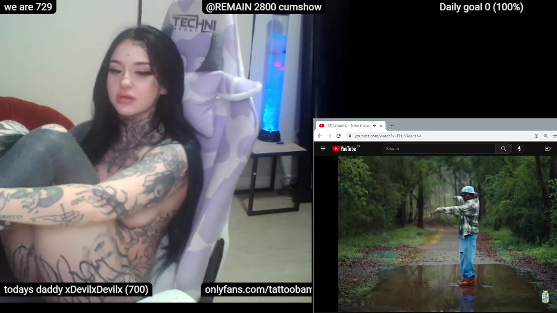 Gallery image thumbnail from Tattoobambi's myfreecams stream on, 05/09/2023, 06:35 image 17 of 20