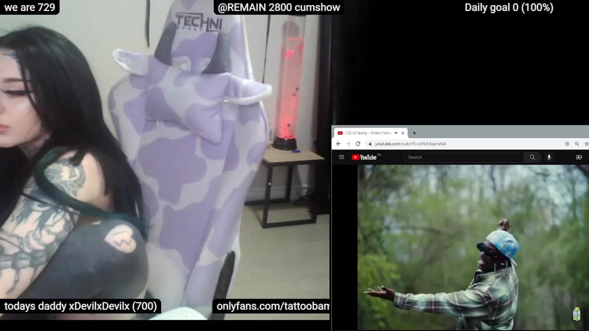 Gallery image thumbnail from Tattoobambi's myfreecams stream on, 05/09/2023, 06:35 image 16 of 20