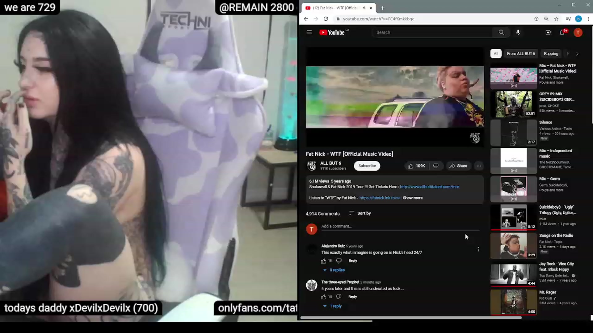 Gallery image thumbnail from Tattoobambi's myfreecams stream on, 05/09/2023, 06:35 image 5 of 20