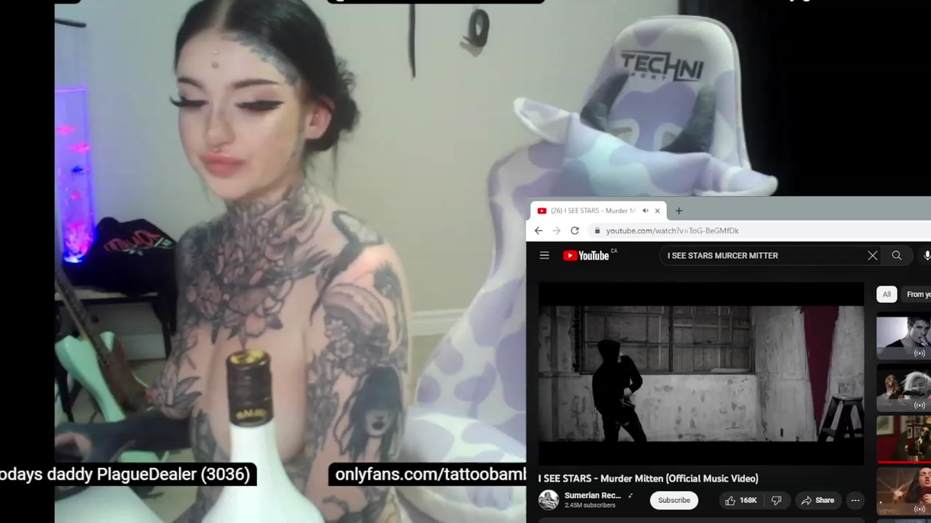 Gallery image thumbnail from Tattoobambi's myfreecams stream on, 05/27/2023, 03:47 image 12 of 20
