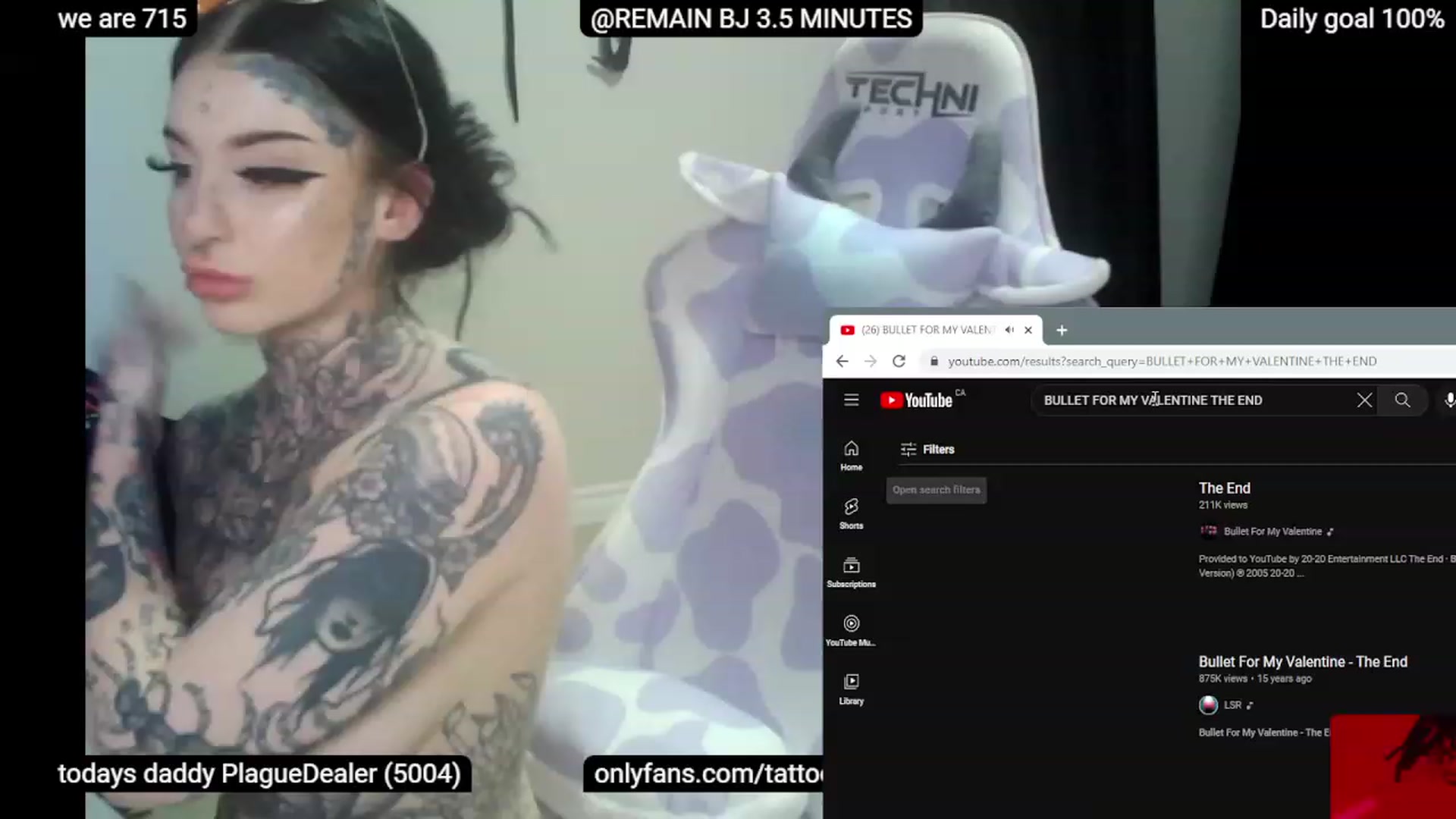 Gallery image thumbnail from Tattoobambi's myfreecams stream on, 05/27/2023, 03:47 image 17 of 20