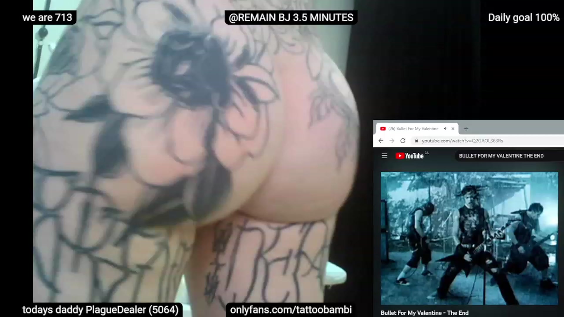 Gallery image thumbnail from Tattoobambi's myfreecams stream on, 05/27/2023, 03:47 image 18 of 20