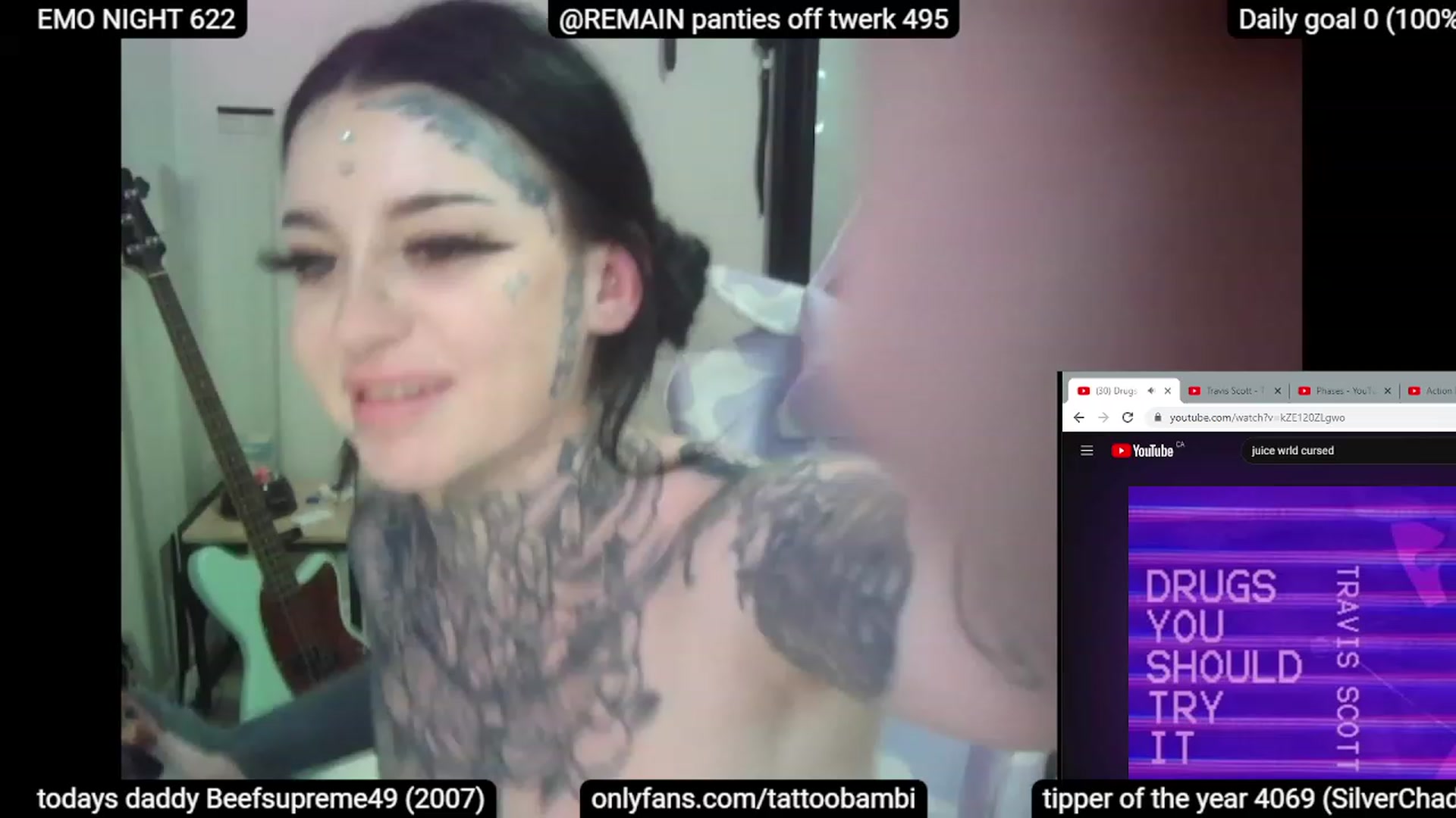 Gallery image thumbnail from Tattoobambi's myfreecams stream on, 06/01/2023, 01:31 image 19 of 20