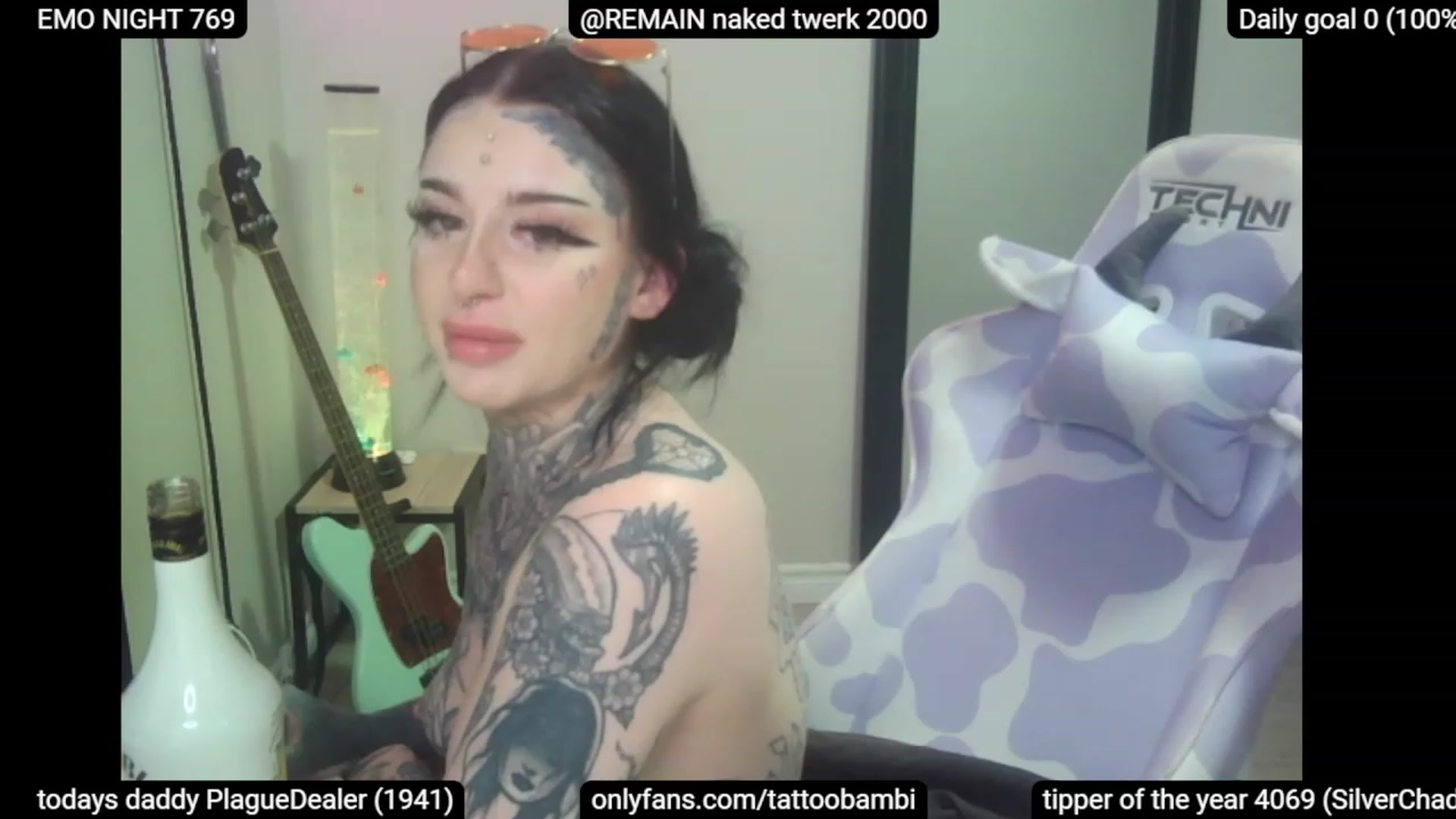 Gallery image thumbnail from Tattoobambi's myfreecams stream on, 06/02/2023, 04:41 image 18 of 20