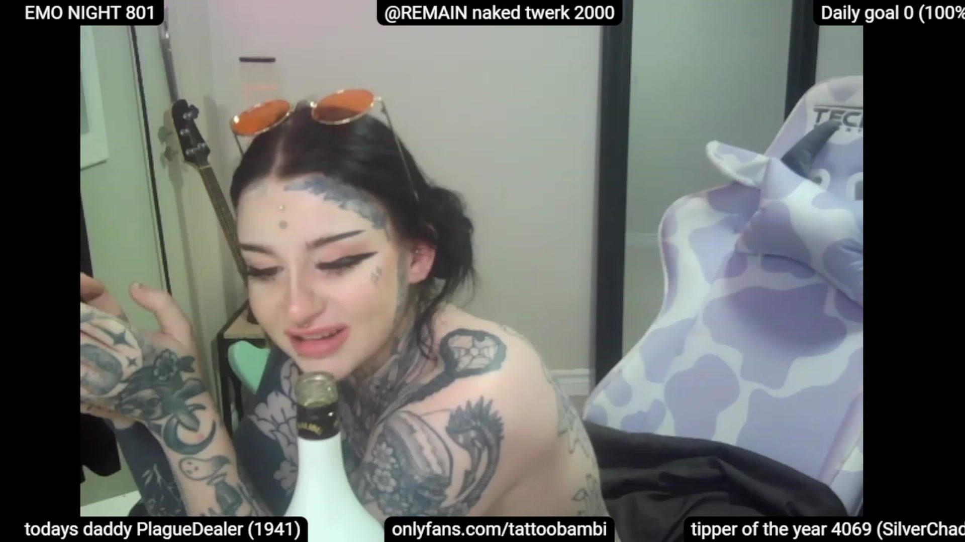 Gallery image thumbnail from Tattoobambi's myfreecams stream on, 06/02/2023, 04:41 image 15 of 20