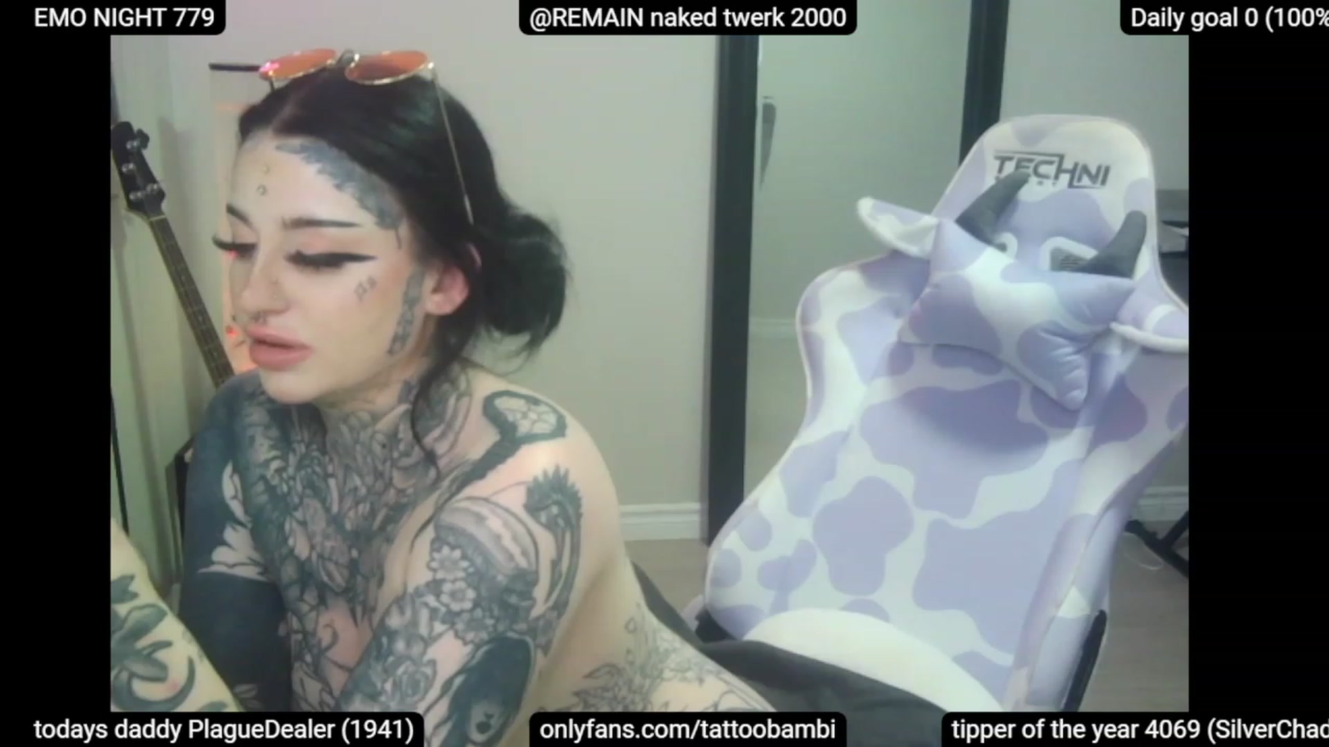 Gallery image thumbnail from Tattoobambi's myfreecams stream on, 06/02/2023, 05:11 image 20 of 20