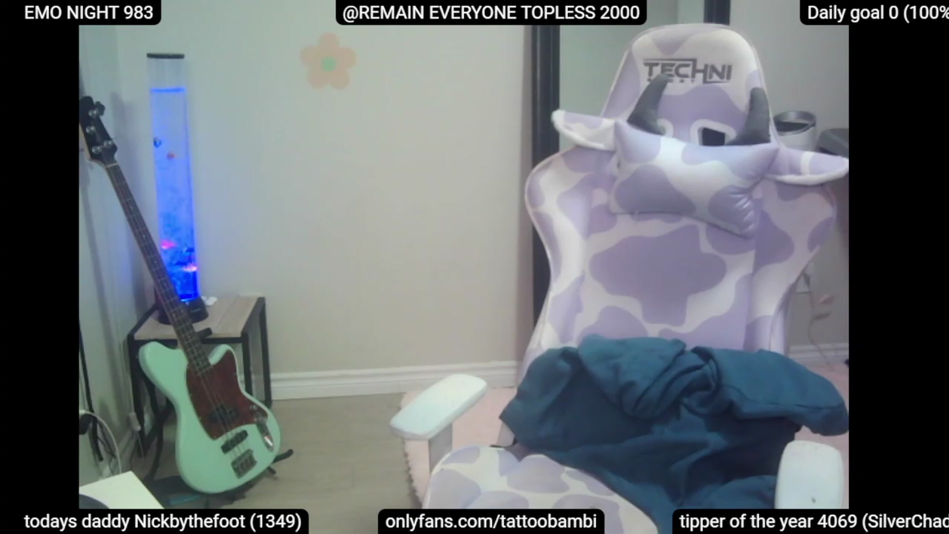 Gallery image thumbnail from Tattoobambi's myfreecams stream on, 06/06/2023, 05:06 image 6 of 20