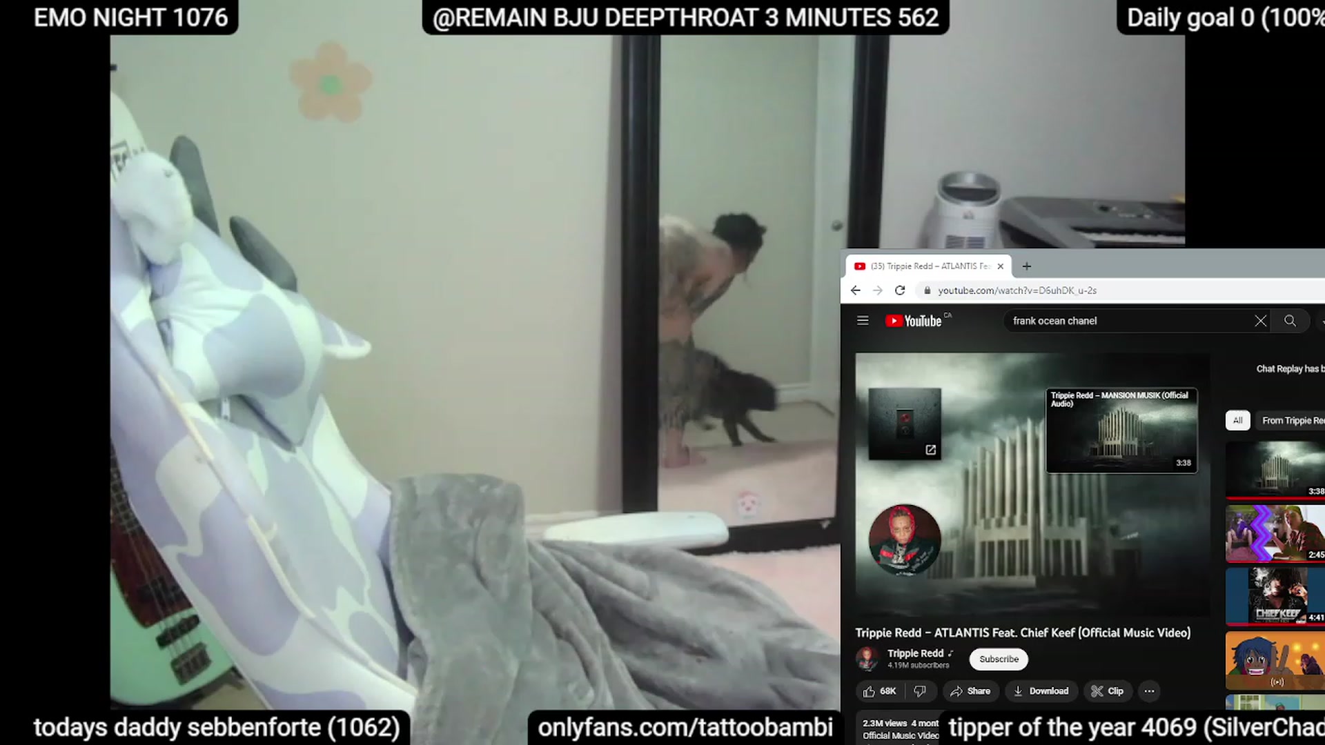 Gallery image thumbnail from Tattoobambi's myfreecams stream on, 06/10/2023, 03:35 image 6 of 20