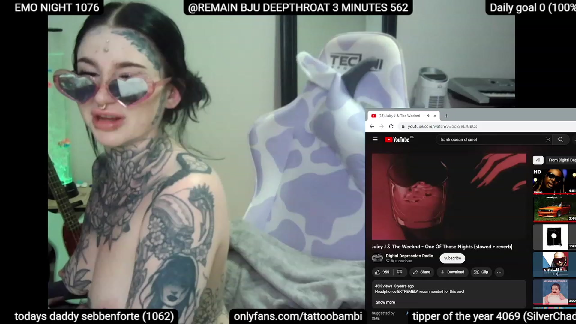 Gallery image thumbnail from Tattoobambi's myfreecams stream on, 06/10/2023, 03:35 image 10 of 20