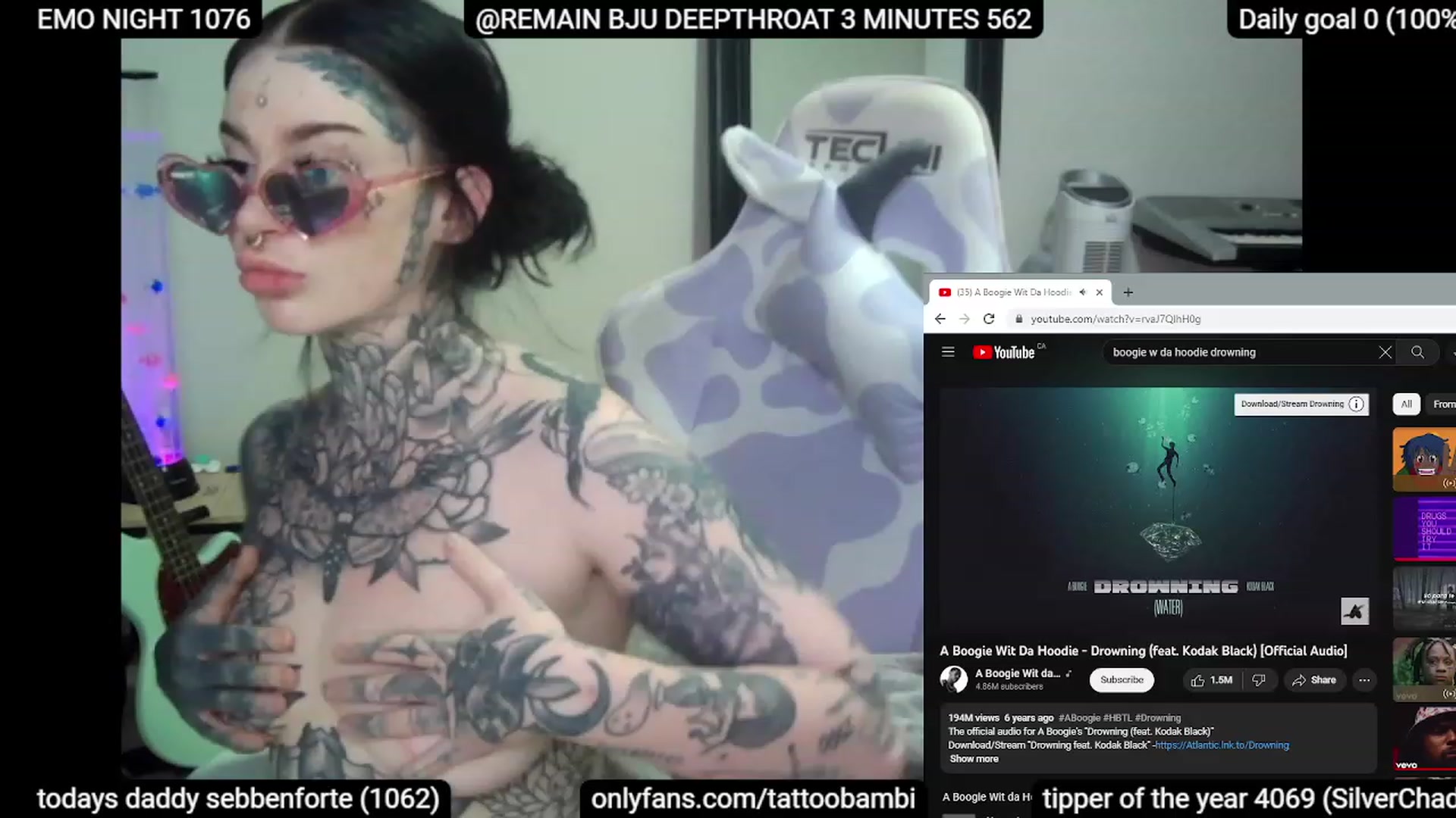 Gallery image thumbnail from Tattoobambi's myfreecams stream on, 06/10/2023, 03:35 image 13 of 20