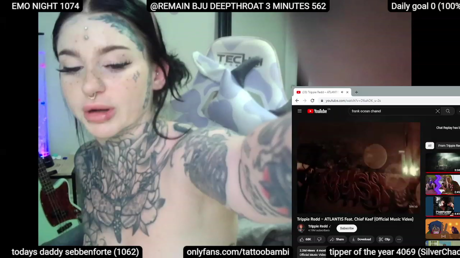 Gallery image thumbnail from Tattoobambi's myfreecams stream on, 06/10/2023, 03:35 image 4 of 20