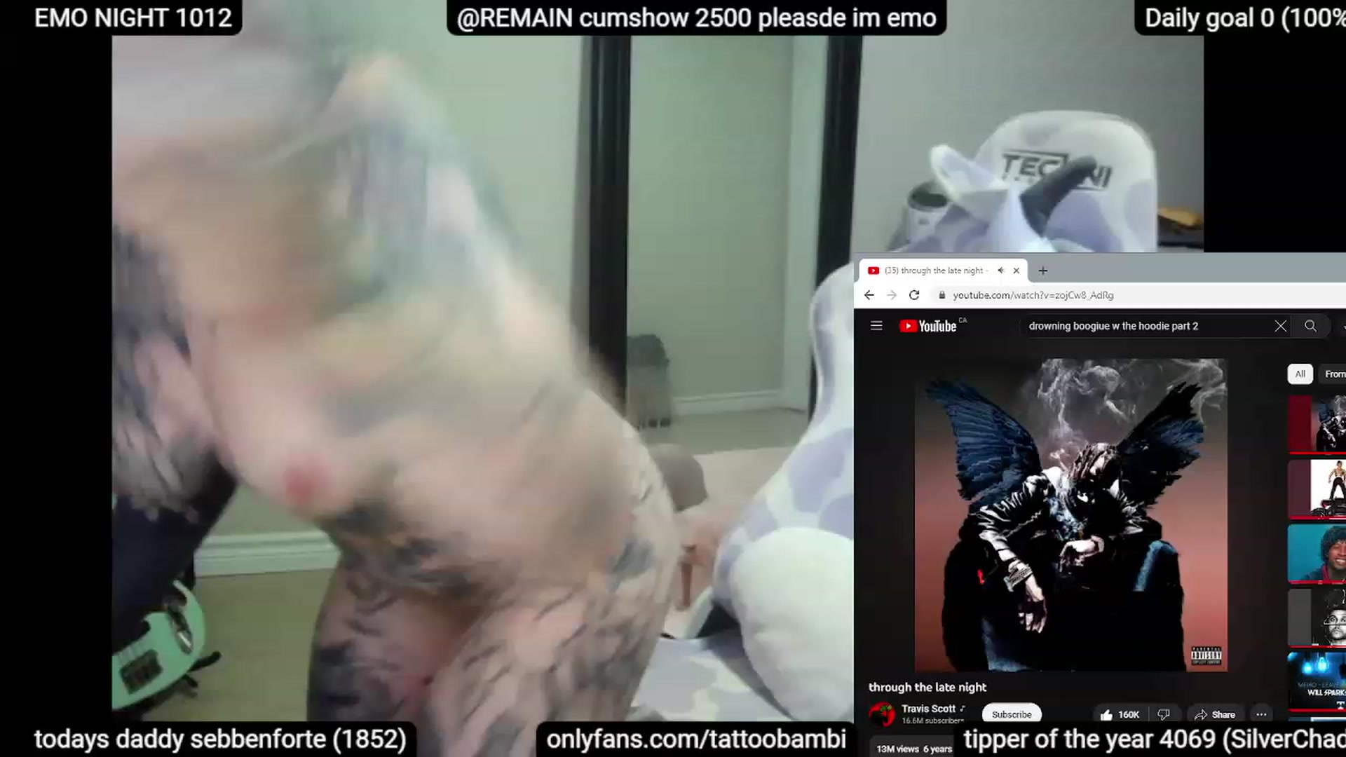 Gallery image thumbnail from Tattoobambi's myfreecams stream on, 06/10/2023, 05:03 image 4 of 20