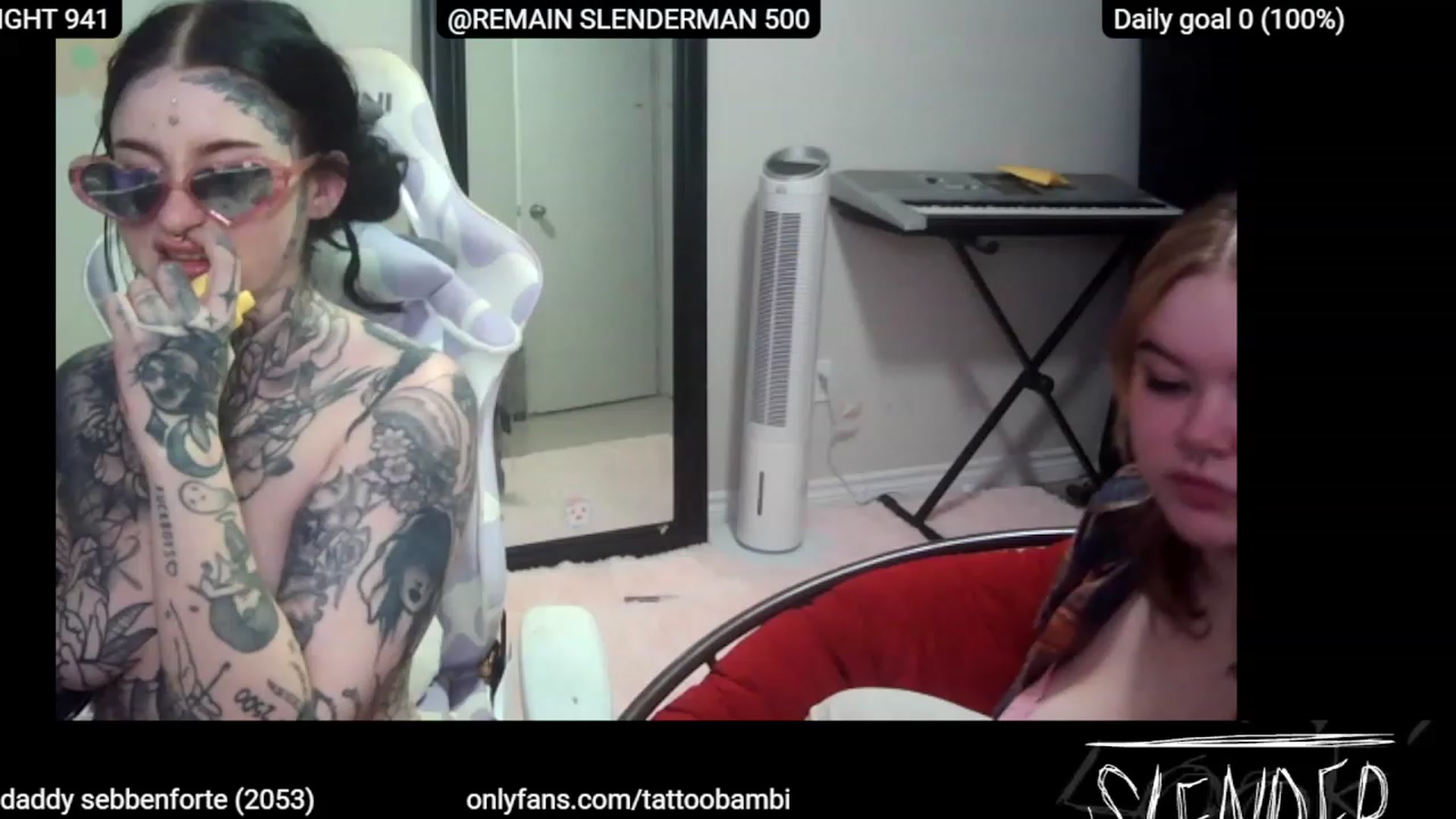 Gallery image thumbnail from Tattoobambi's myfreecams stream on, 06/10/2023, 07:11 image 18 of 20