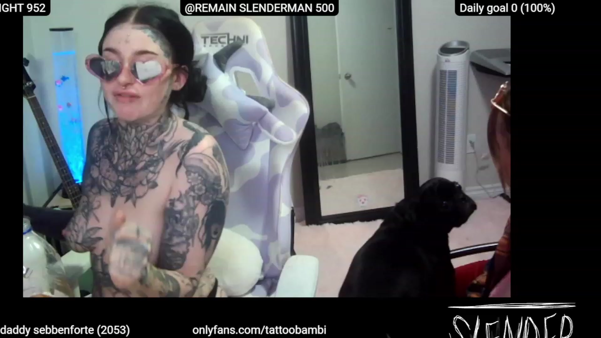 Gallery image thumbnail from Tattoobambi's myfreecams stream on, 06/10/2023, 07:11 image 10 of 20