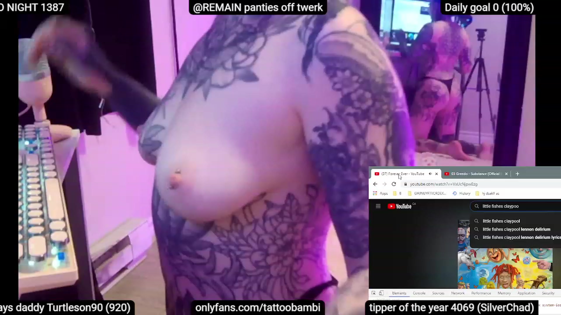 Gallery image thumbnail from Tattoobambi's myfreecams stream on, 06/17/2023, 03:36 image 18 of 20
