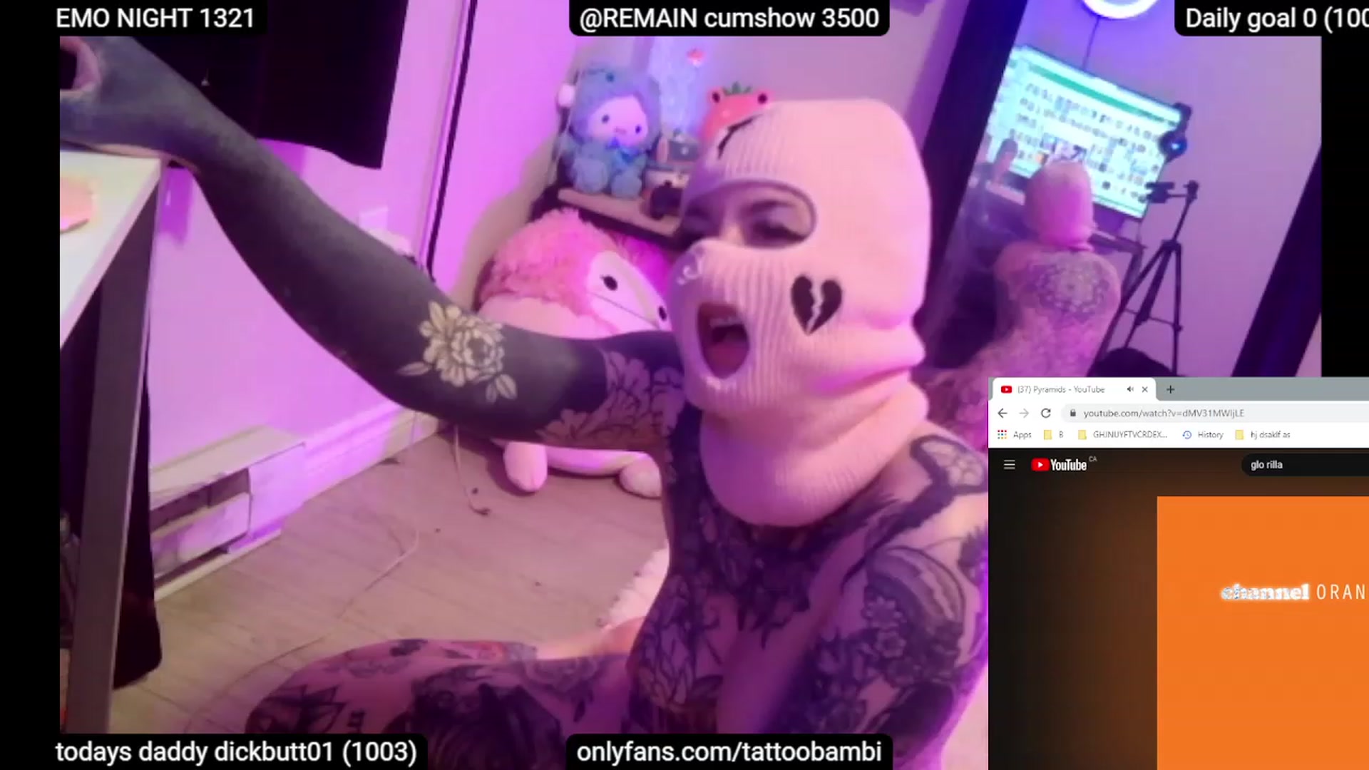 Gallery image thumbnail from Tattoobambi's myfreecams stream on, 06/17/2023, 06:02 image 1 of 20