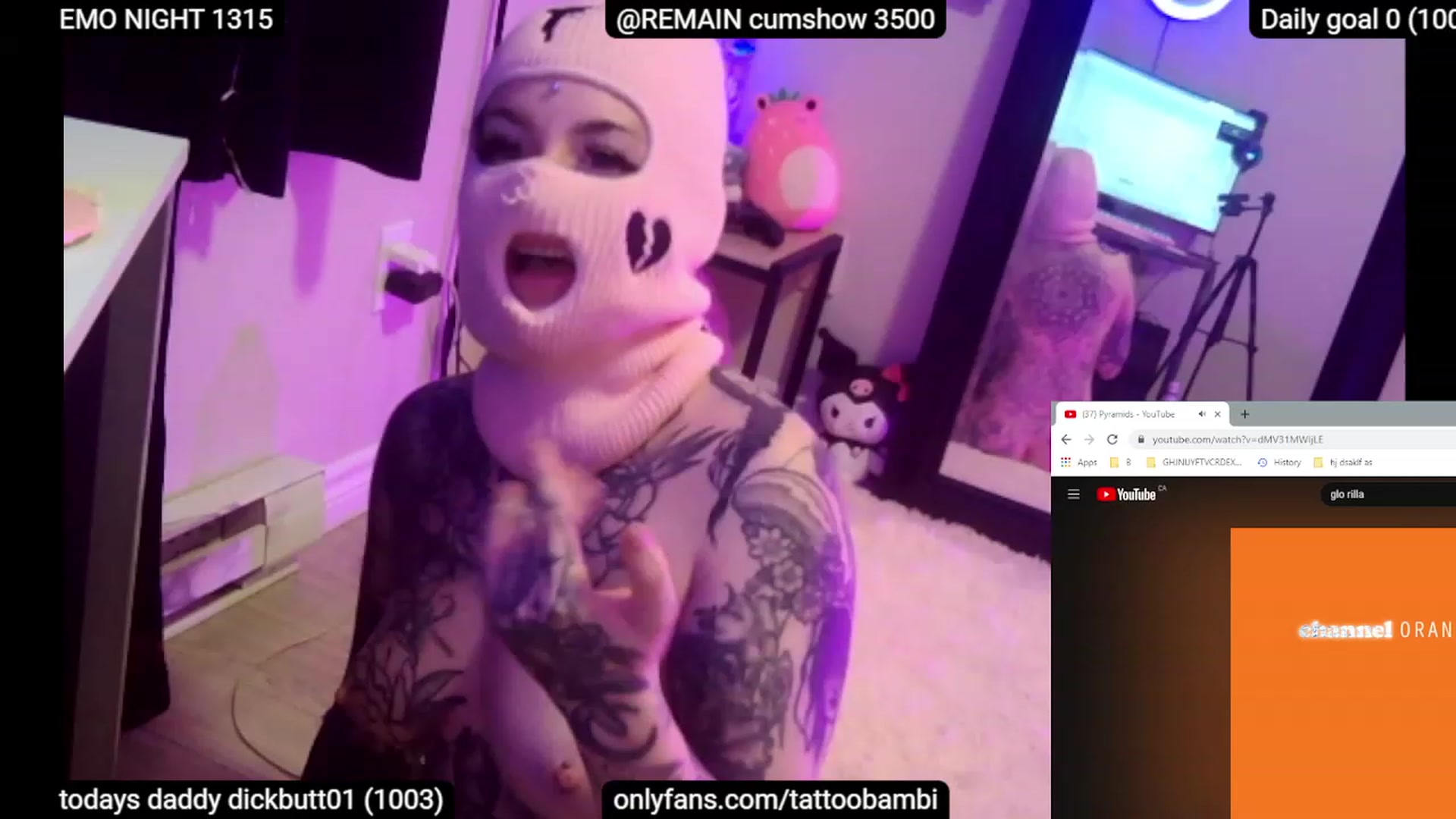 Gallery image thumbnail from Tattoobambi's myfreecams stream on, 06/17/2023, 06:02 image 6 of 20
